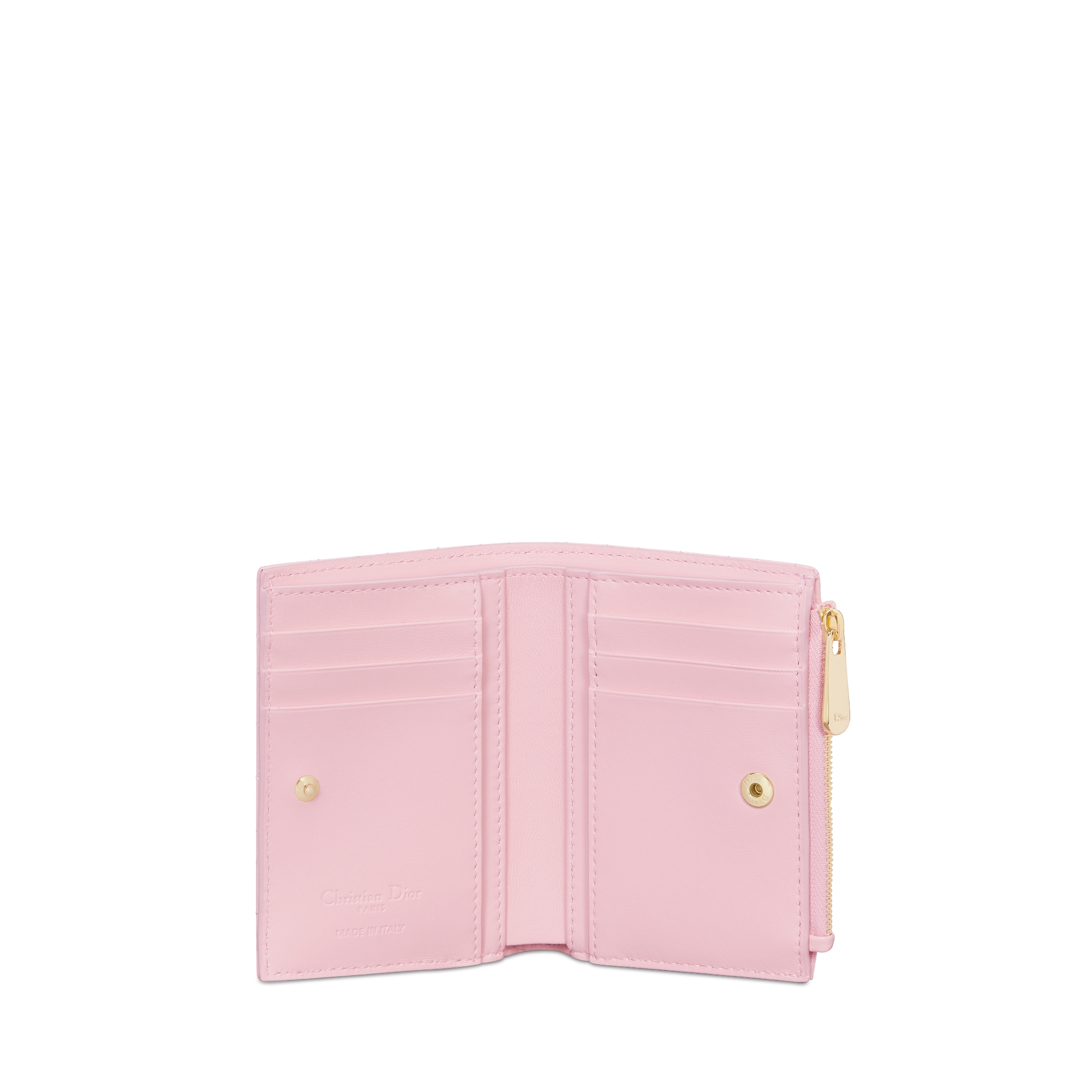 【日本限定】Lady Dior Dahlia ウォレット カナージュ ラムスキン E06