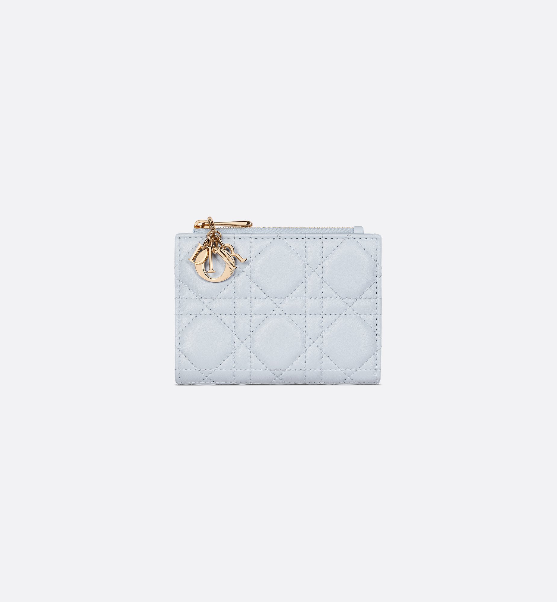 DIOR | Lady Dior Dahlia ウォレット カナージュ ラムスキン DIOR | Lady Dior Dahlia ウォレット カナージュ ラムスキン