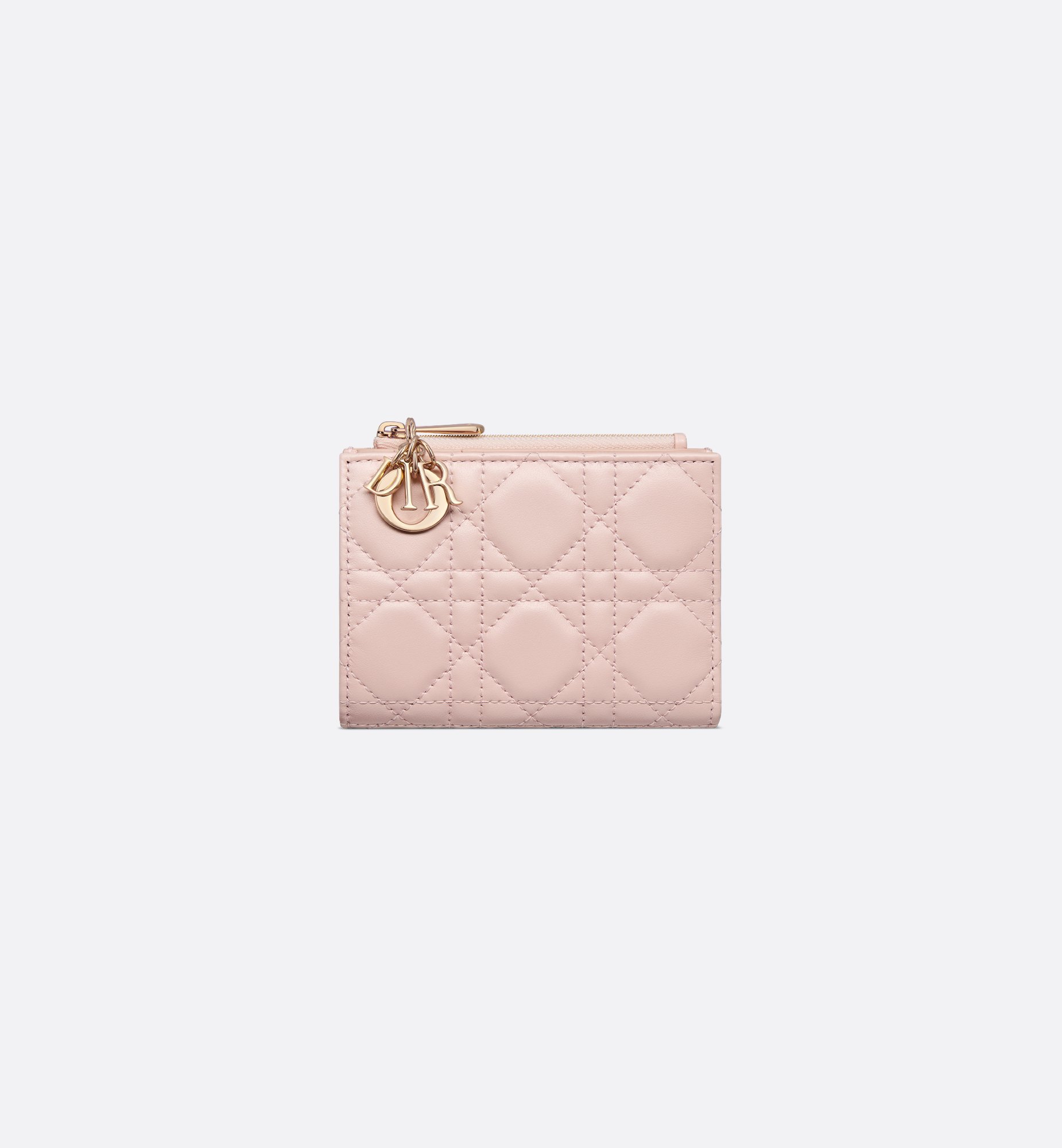 DIOR | Lady Dior Dahlia ウォレット カナージュ ラムスキン DIOR | Lady Dior Dahlia ウォレット カナージュ ラムスキン