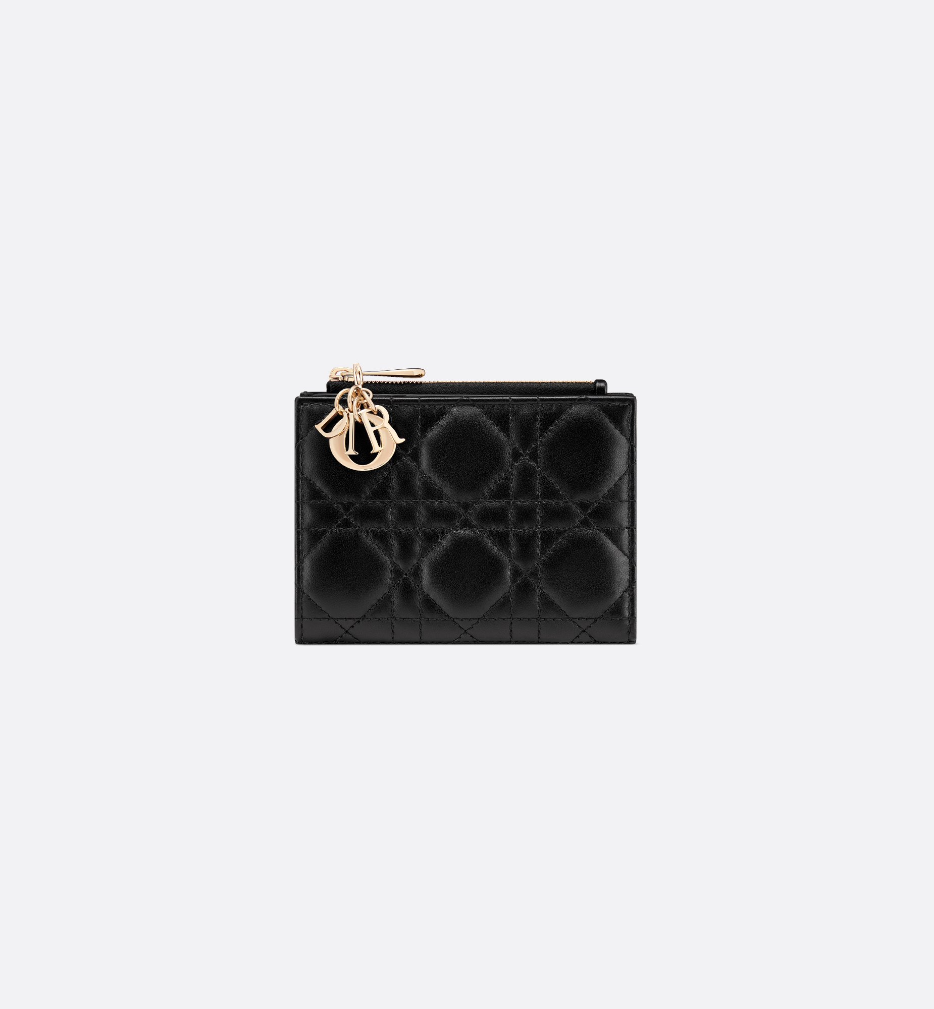 DIOR | Lady Dior Dahlia ウォレット カナージュ ラムスキン DIOR | Lady Dior Dahlia ウォレット カナージュ ラムスキン