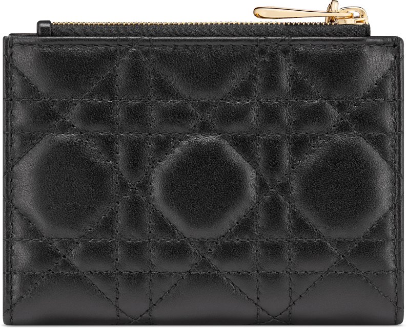 Lady Dior Dahlia Wallet Back view