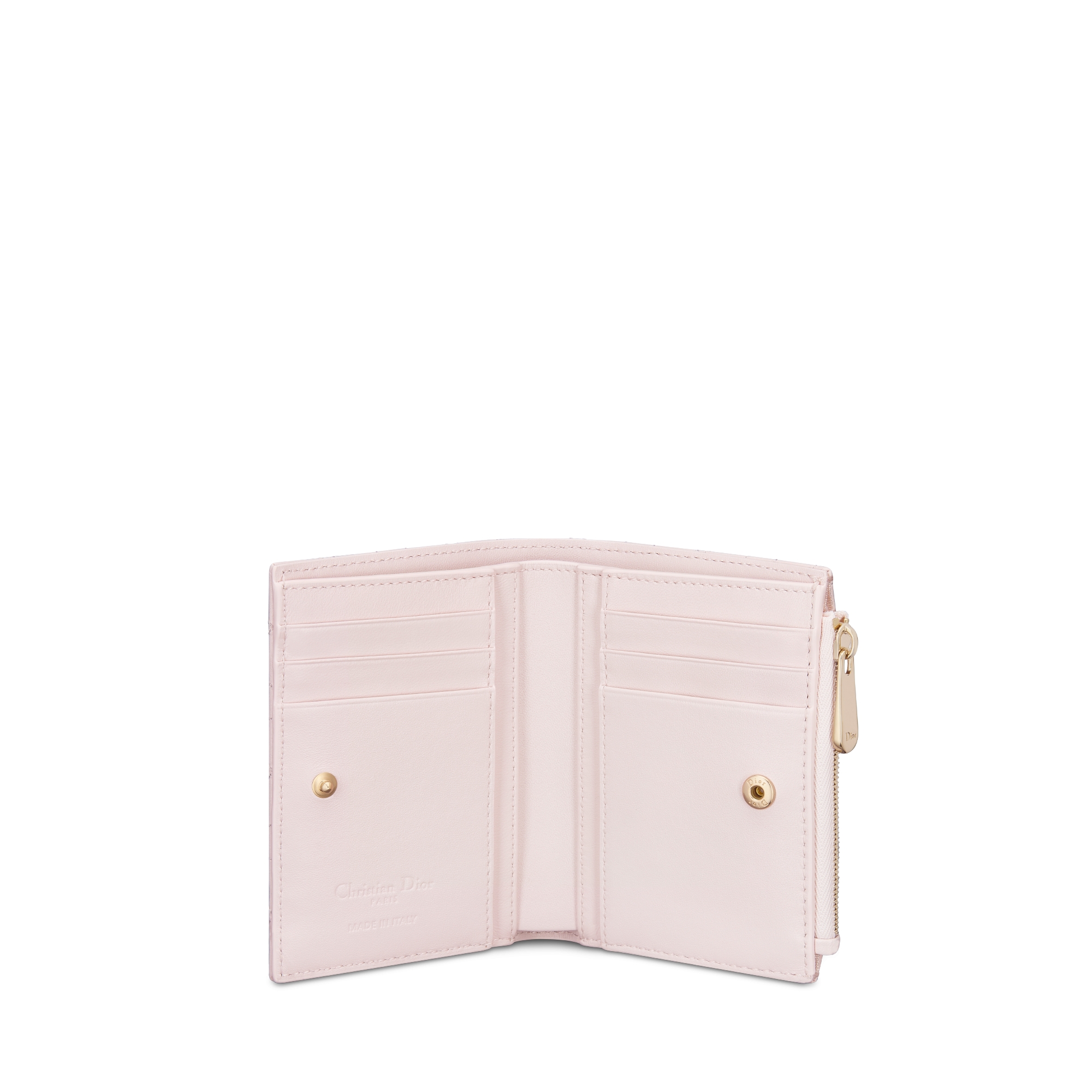 【日本限定】Lady Dior Dahlia ウォレット クローバー カナージュ ラムスキン E06