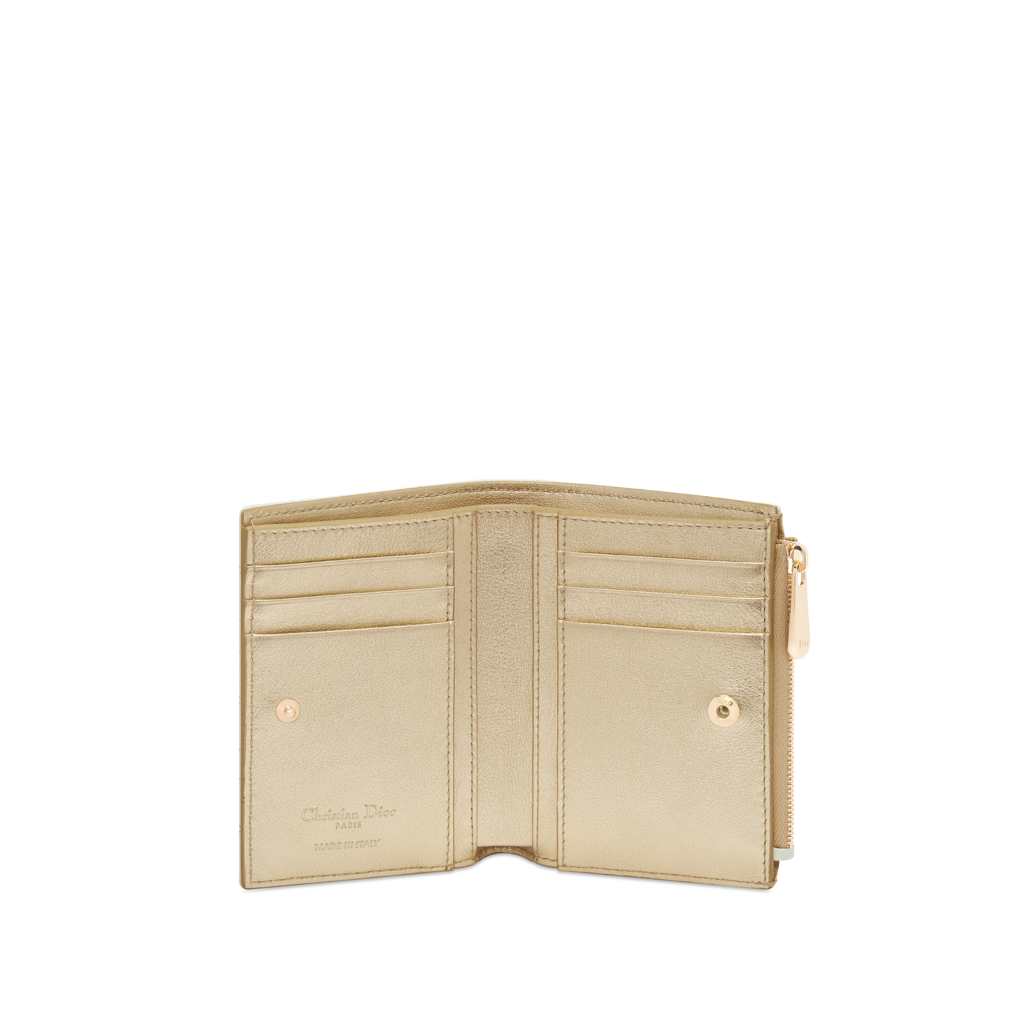 【日本限定】Lady Dior Dahlia ウォレット カナージュ ラムスキン E07