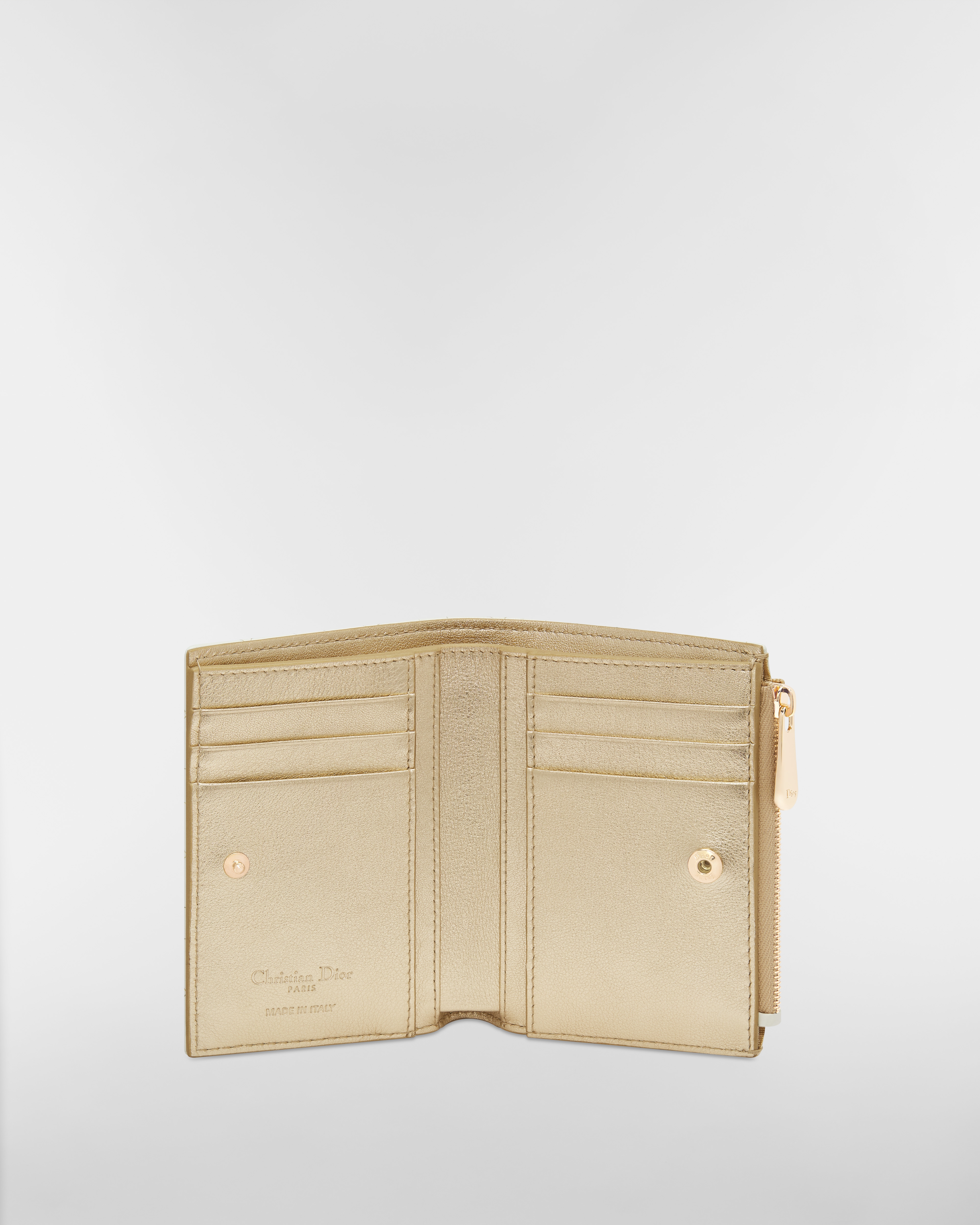 【日本限定】Lady Dior Dahlia ウォレット カナージュ ラムスキン E07