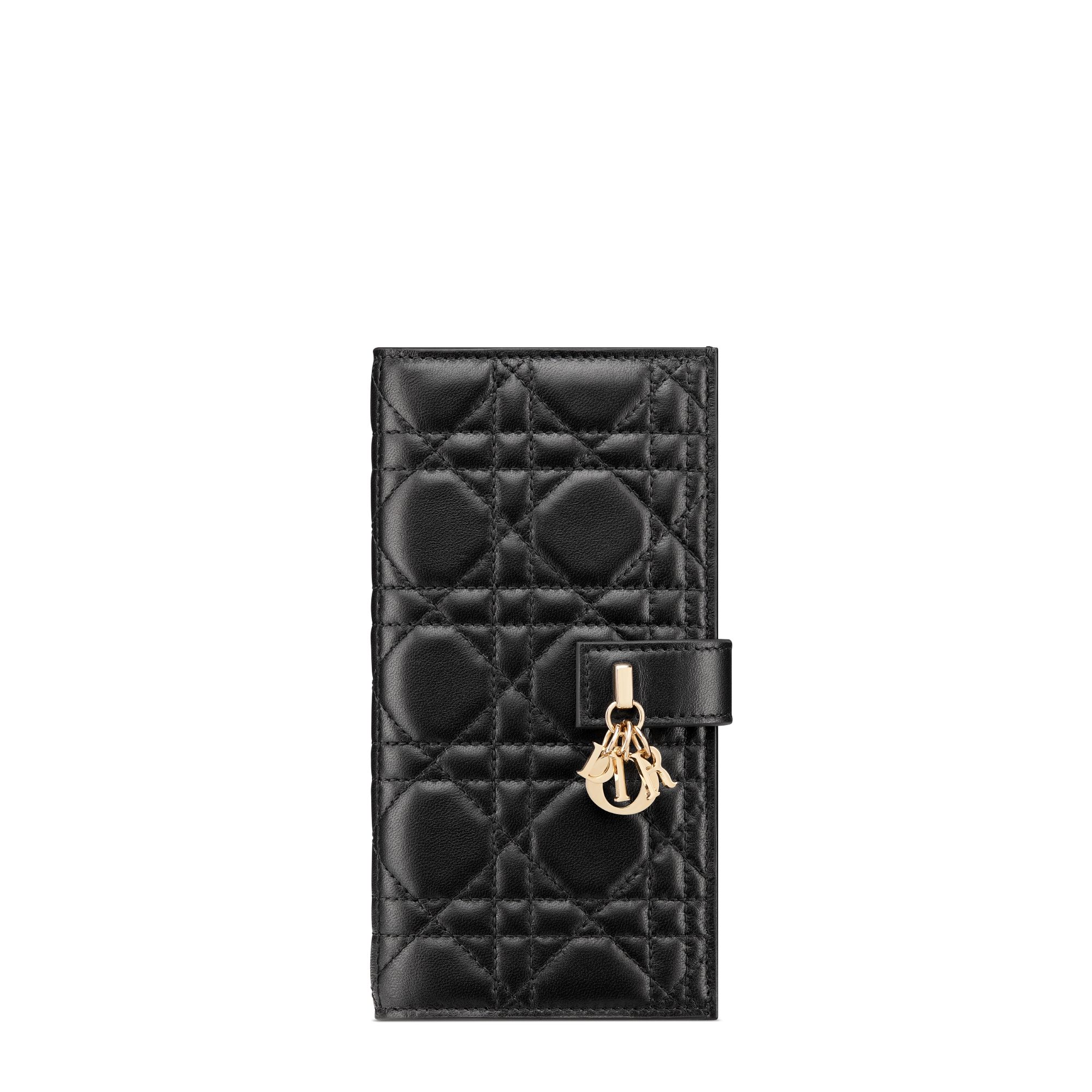 My Dior Crocus Wallet Black Cannage Lambskin | DIOR