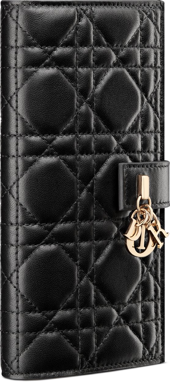 My Dior Crocus Wallet Three quarter closed view