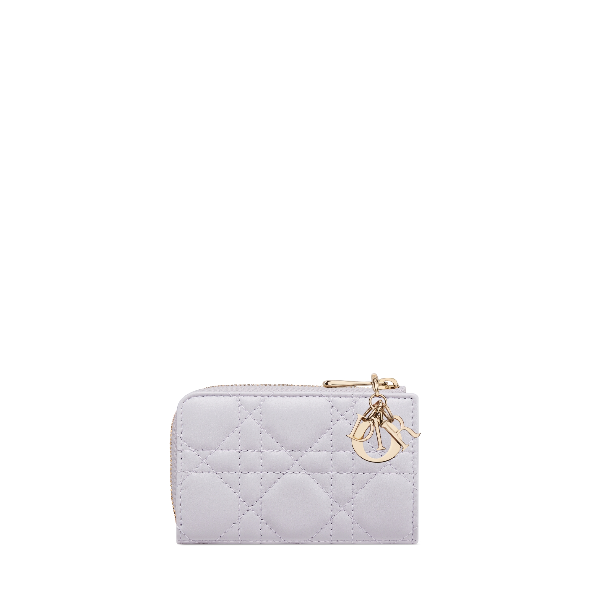 Lady Dior Yuzu Key Case Lilac Cannage Lambskin E08
