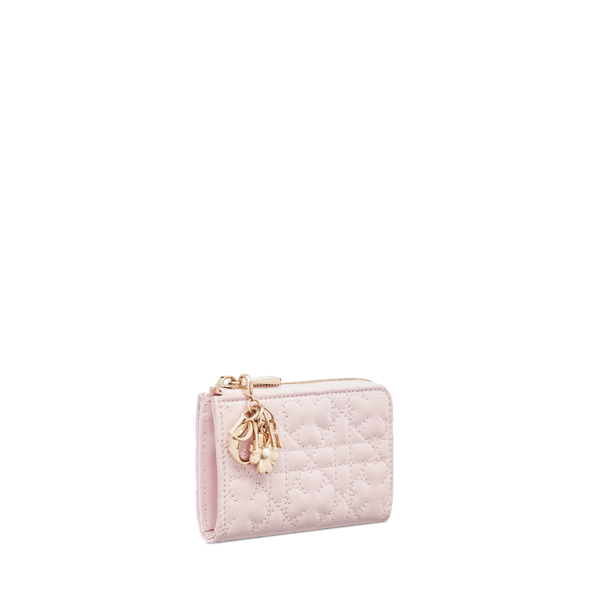 【日本限定】Lady Dior Yuzu キーケース クローバー カナージュ ラムスキン E03