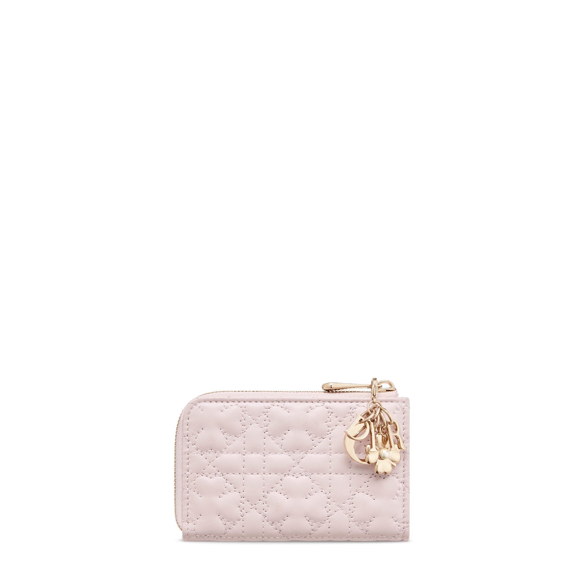 【日本限定】Lady Dior Yuzu キーケース クローバー カナージュ ラムスキン E08