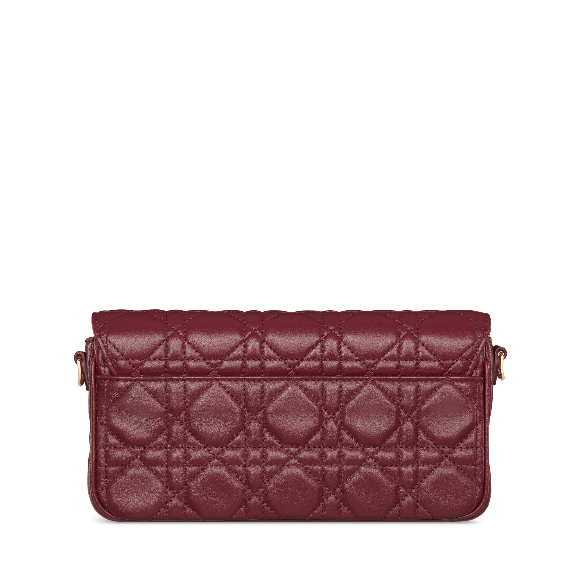 My Dior Pouch with Chain Burgundy Cannage Lambskin E08