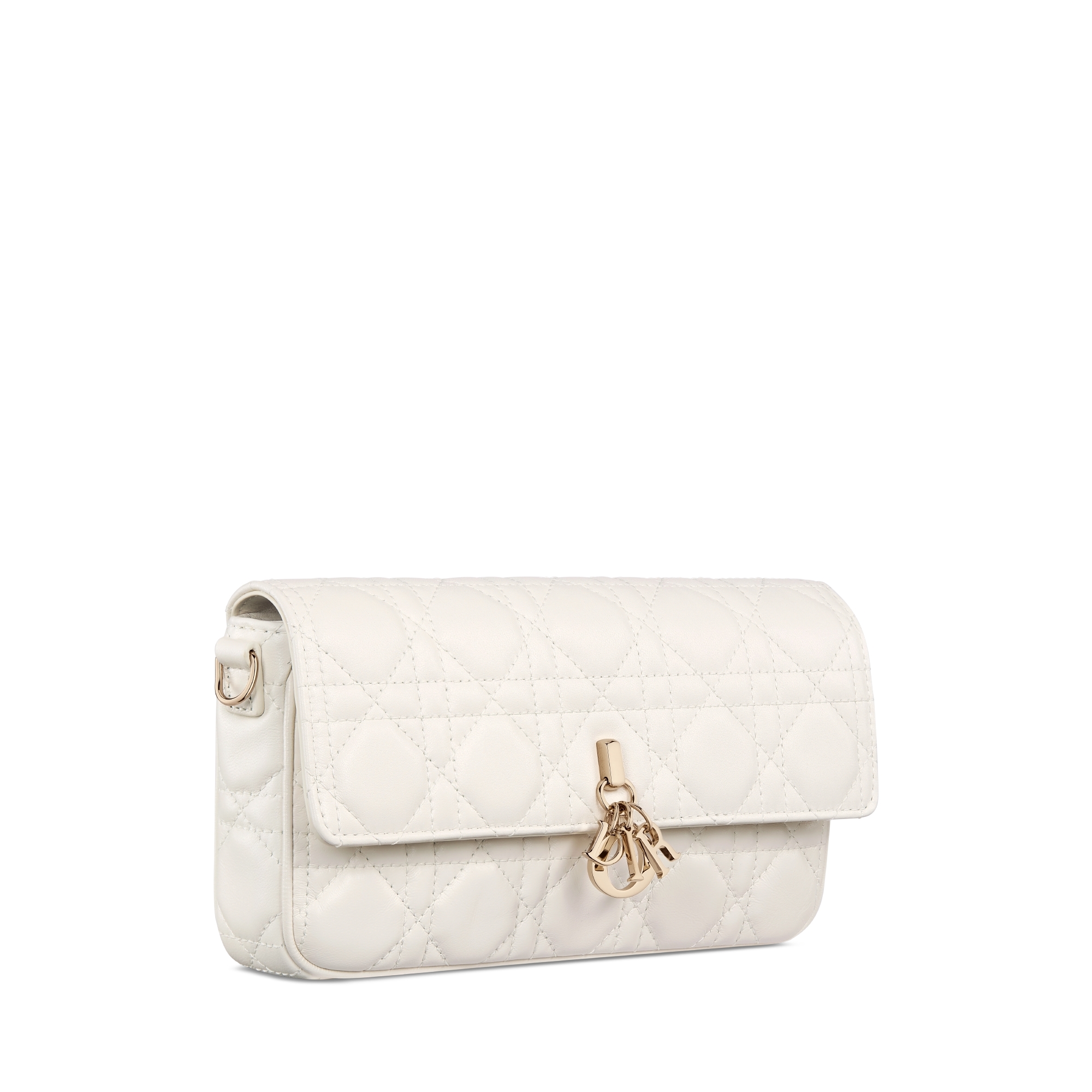 My Dior Pouch with Chain Latte Cannage Lambskin E03