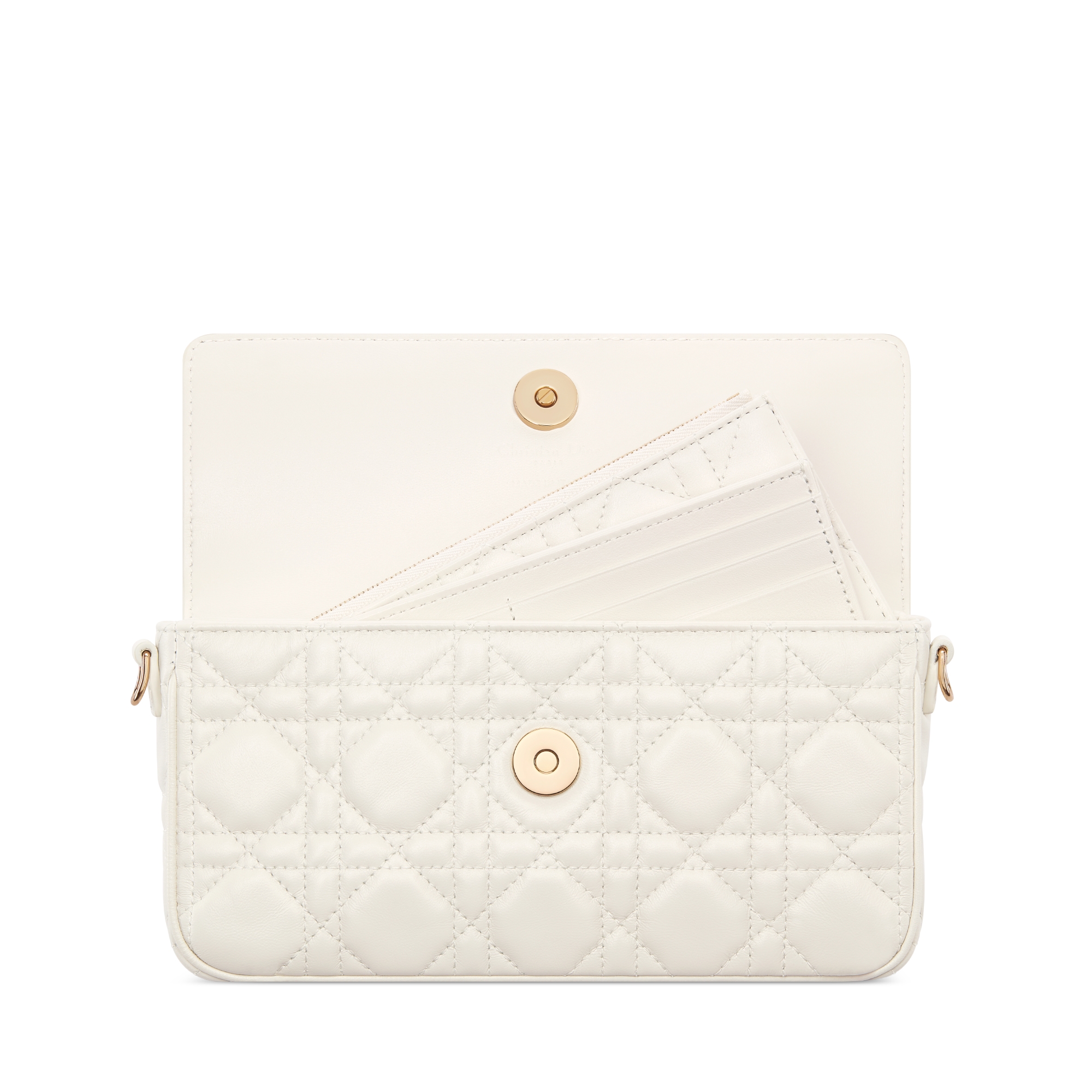 My Dior Pouch with Chain Latte Cannage Lambskin E10