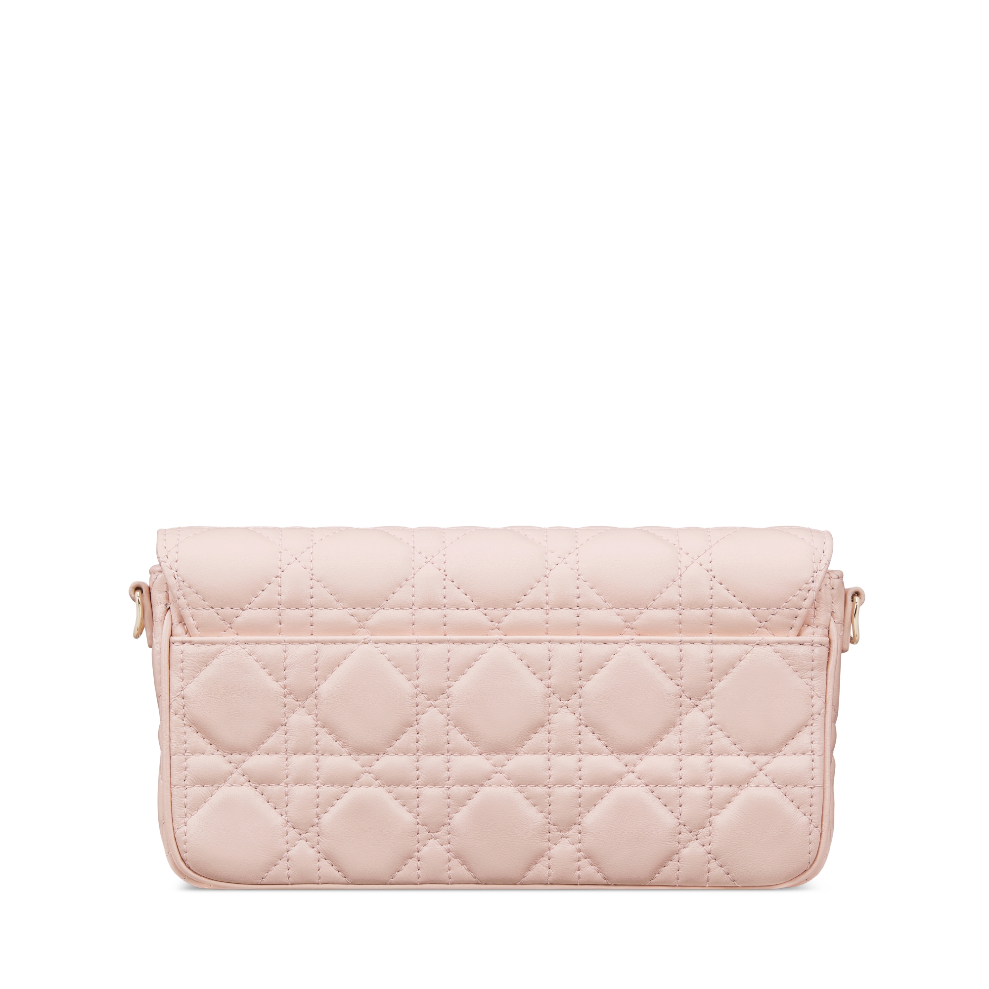 My Dior 鏈帶小袋 胭脂粉色 Cannage 藤格紋圖案羊皮 E08