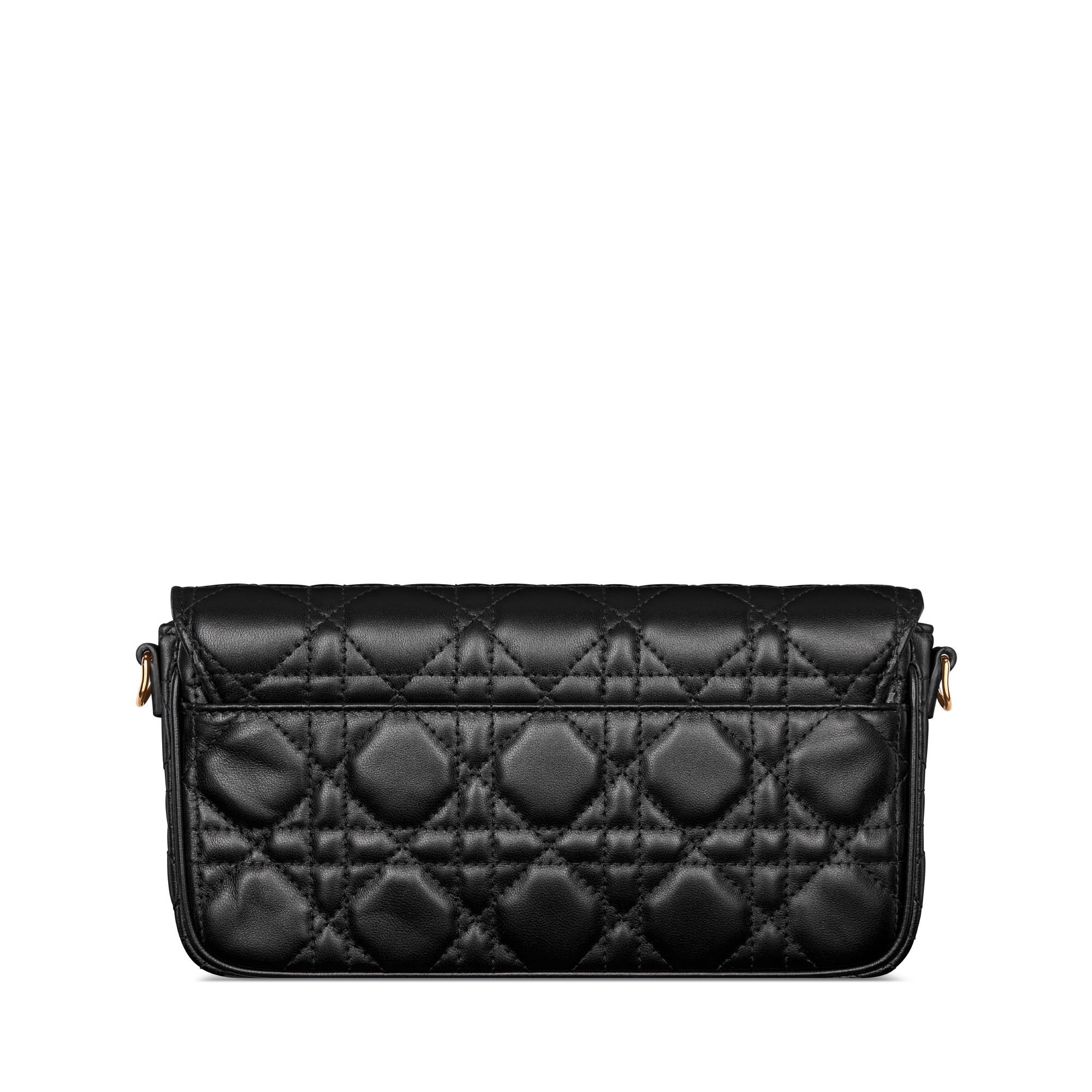 Pochette à chaîne My Dior Cuir d'agneau Cannage noir E08