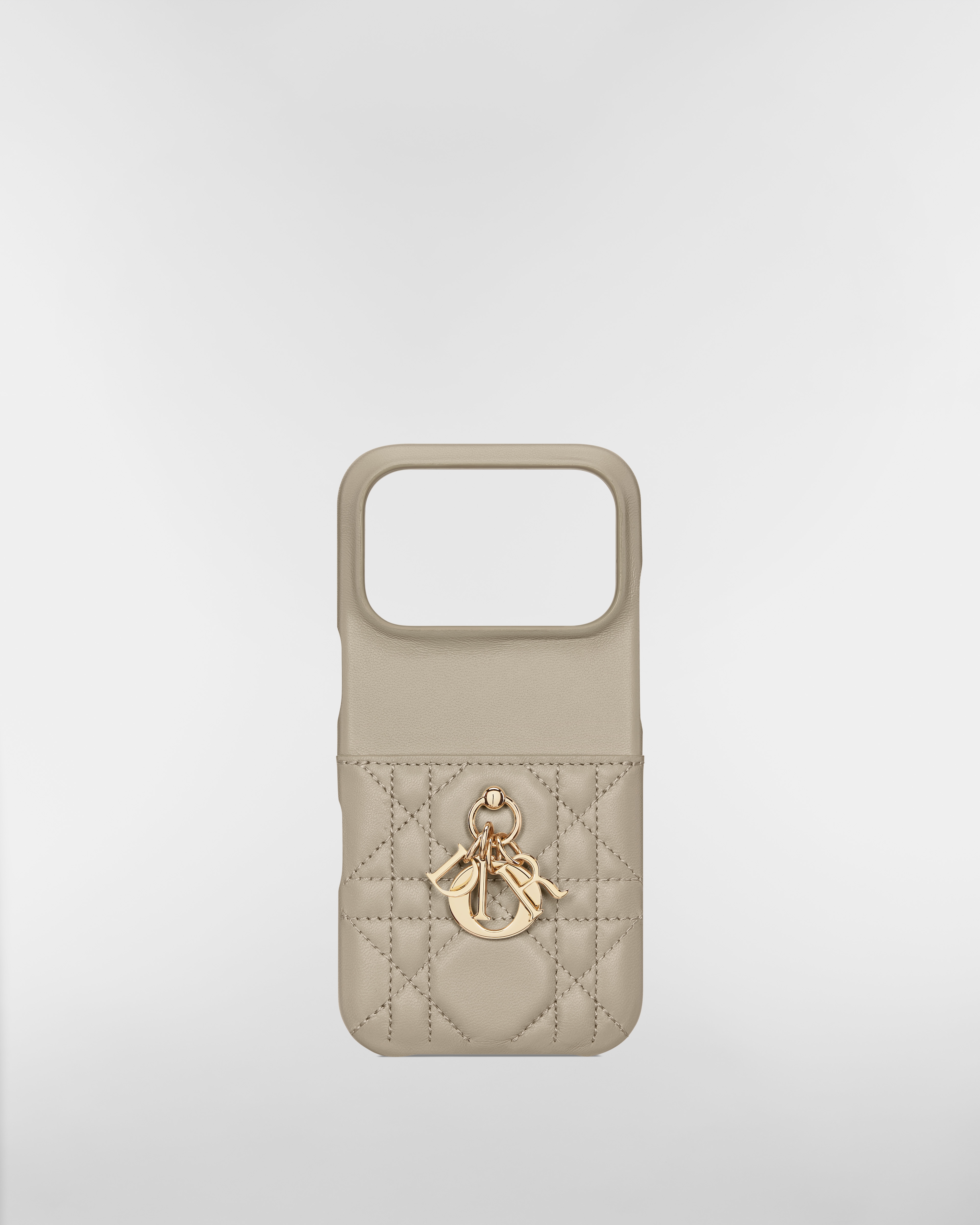 Lady Dior Cover for iPhone 17 Pro Rope Beige Cannage Lambskin E01