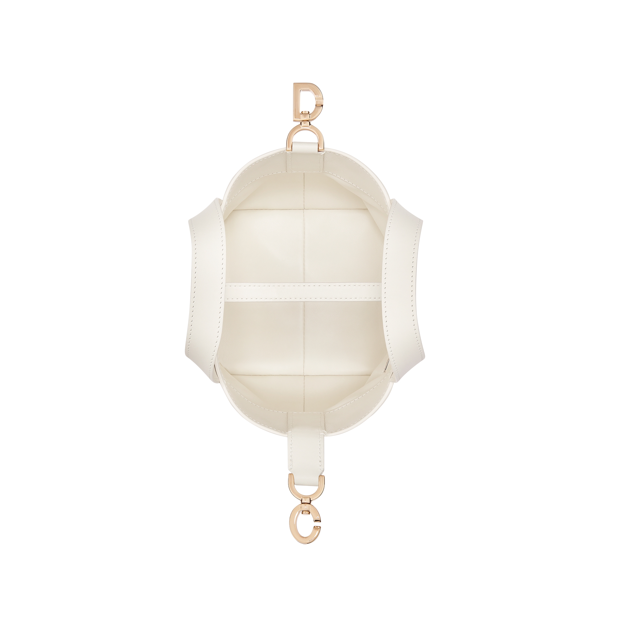 Dior Toujours Vertical Nano Tote Bag Latte Macrocannage Calfskin E06