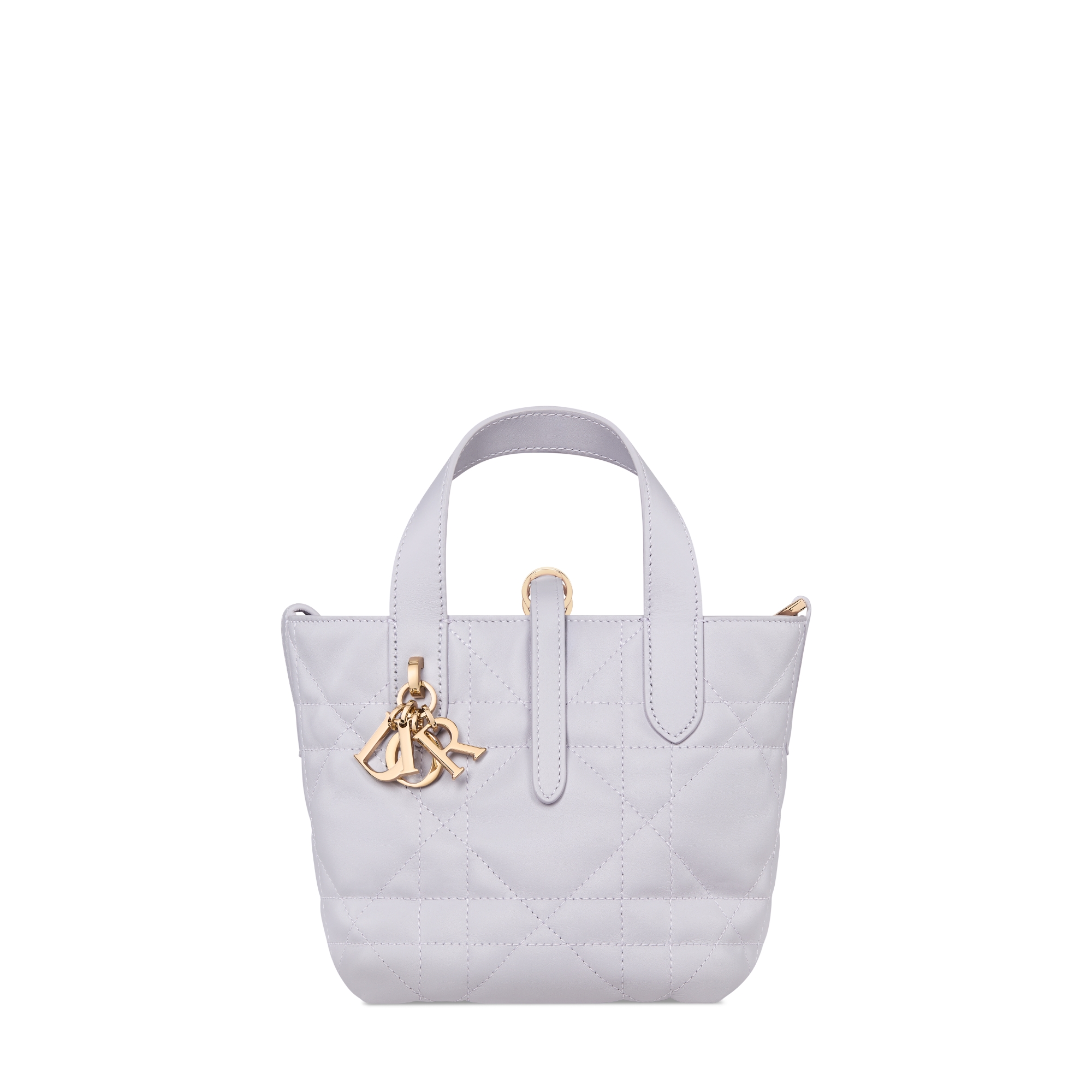 Dior Toujours 버티컬 나노 토트백 라일락 매크로까나쥬 송아지 가죽 E01