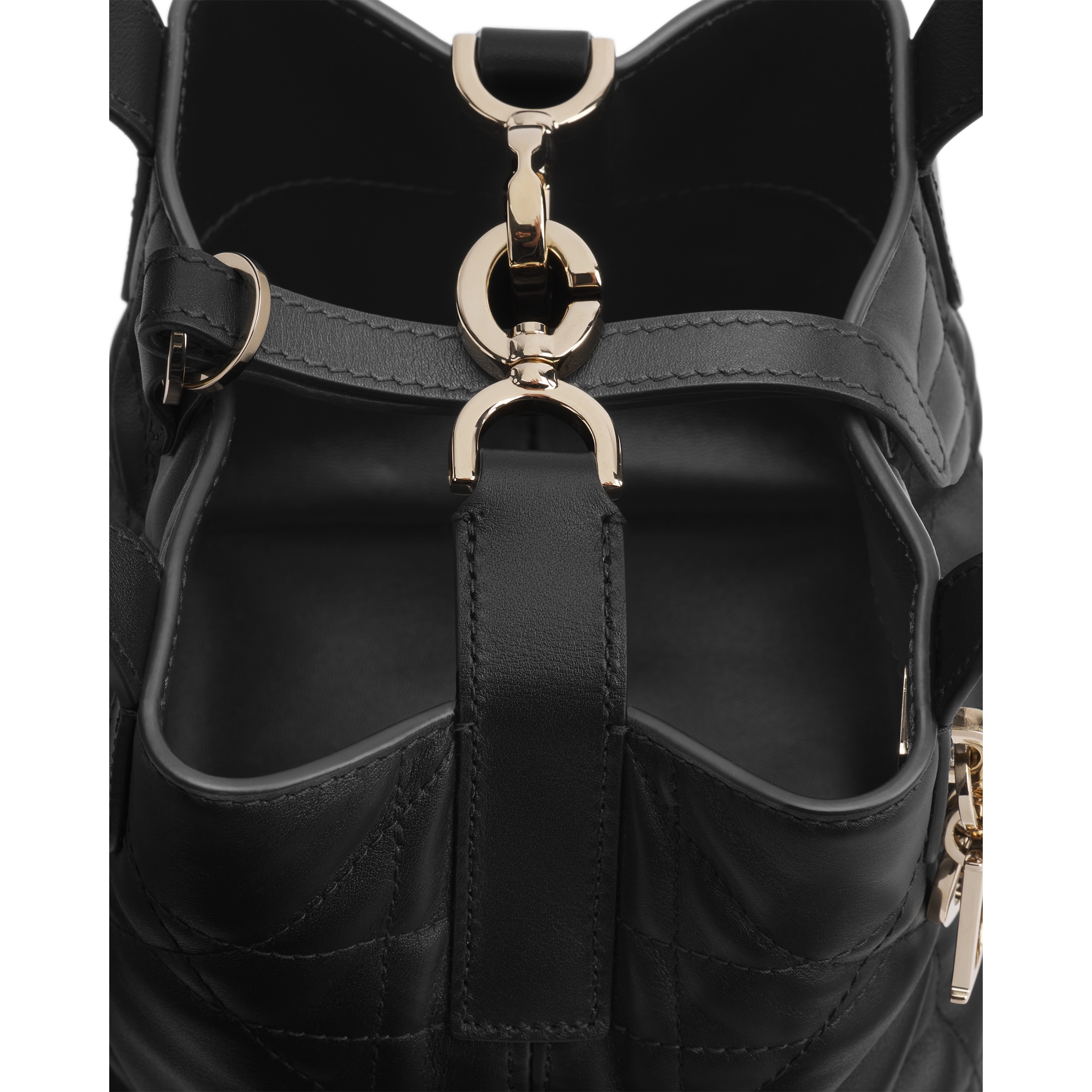 Dior Toujours Vertical Nano Tote Bag Black Macrocannage Calfskin E10