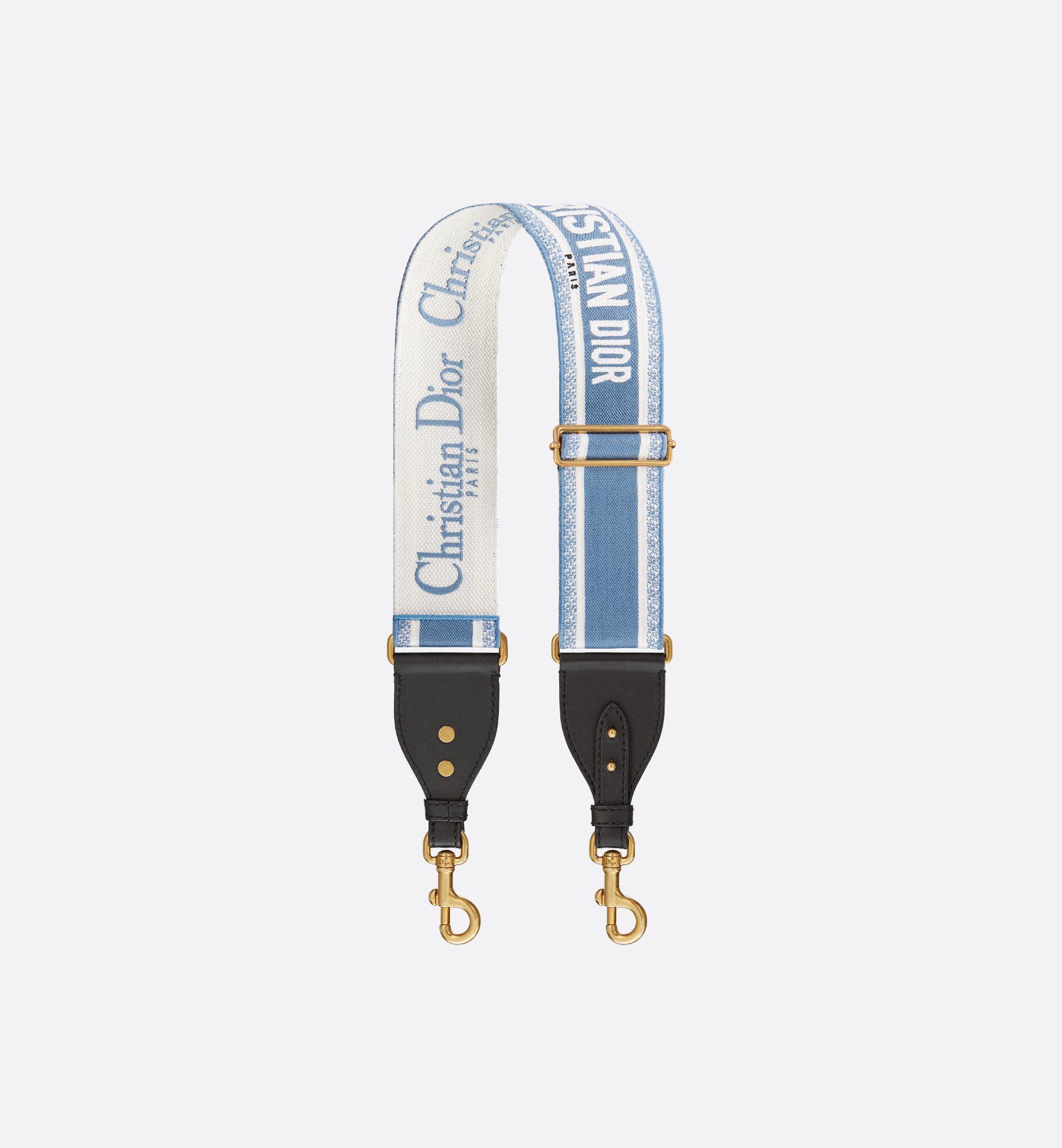 Adjustable Shoulder Strap with Ring Blue Christian Dior Adjustable Shoulder Strap with Ring Blue Christian Dior