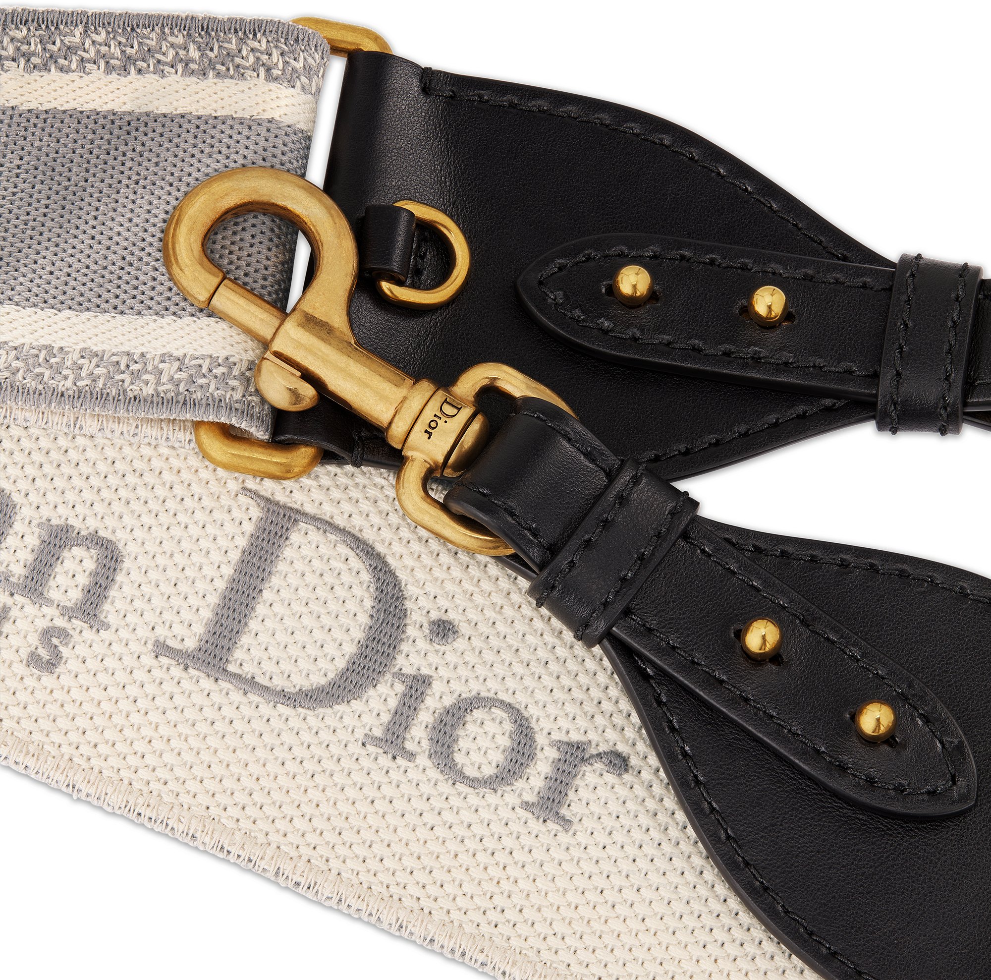 最も完璧な Adjustable Dior Christian Gray Ring with Strap Shoulder クラッチバッグ