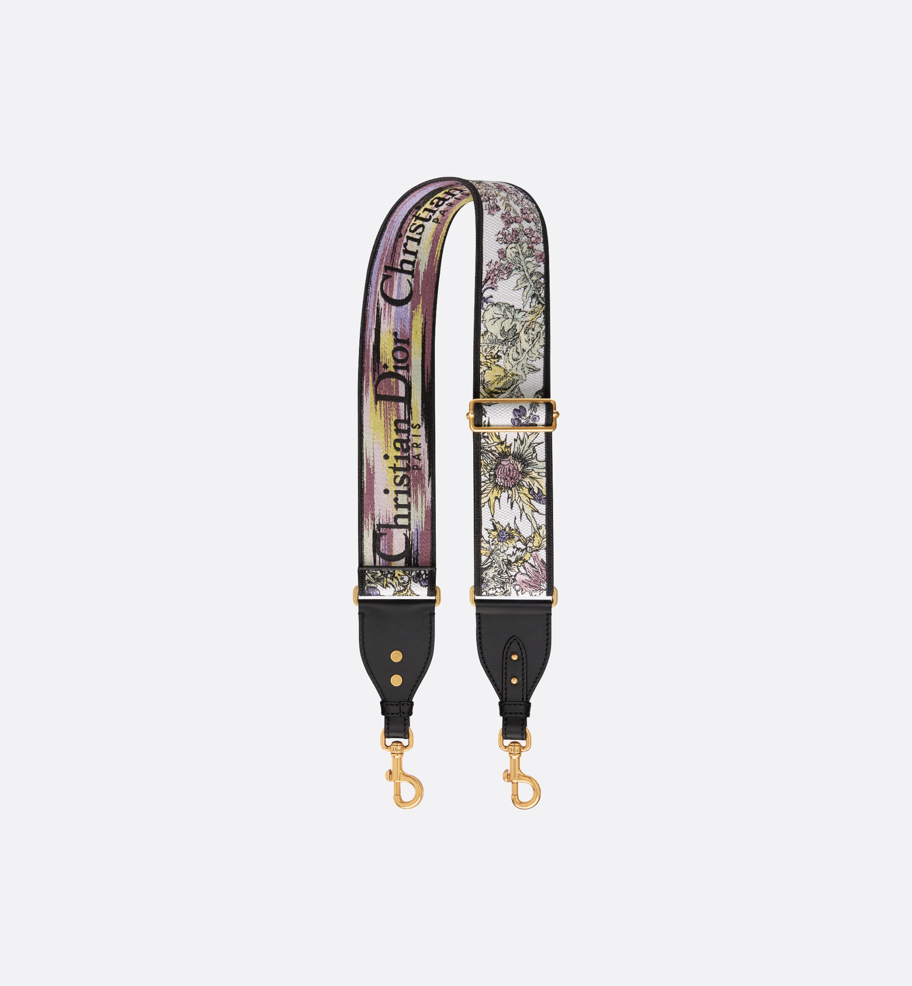 Adjustable Shoulder Strap with Ring Yellow Multicolor Dior Adjustable Shoulder Strap with Ring Yellow Multicolor Dior
