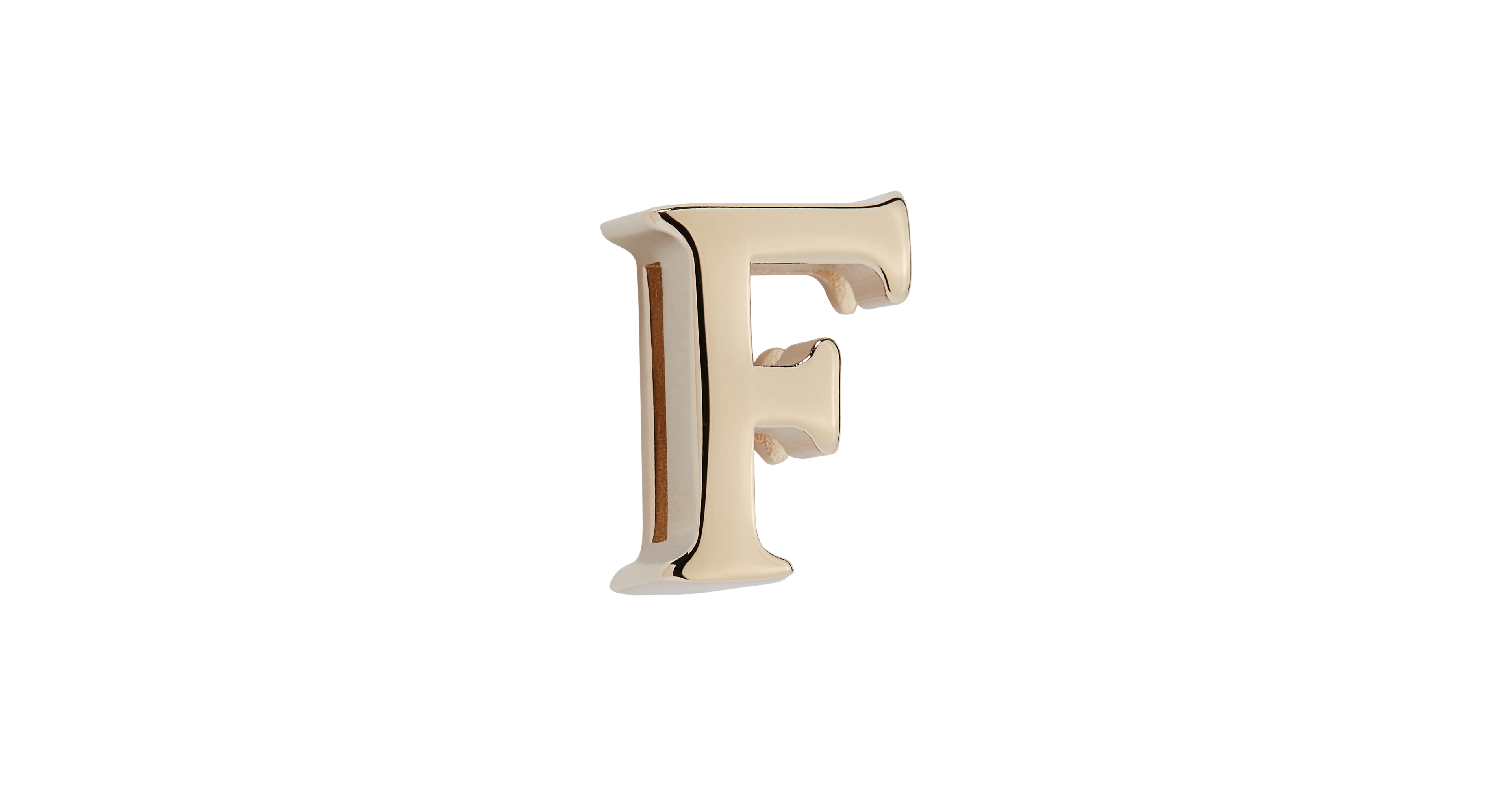 My ABCDior Letter F Badge