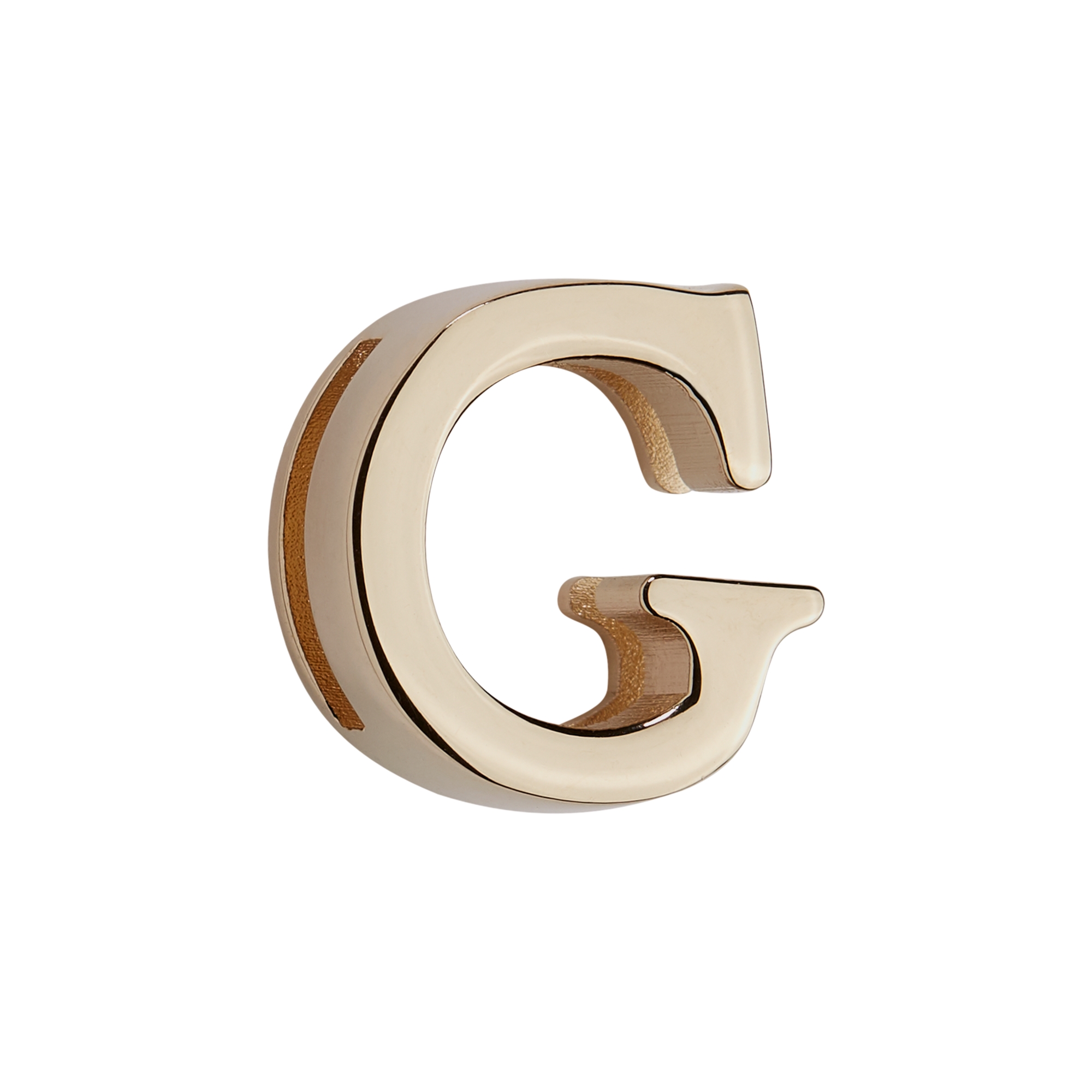 My ABCDior Letter G Badge Pale Gold-Finish Metal E01