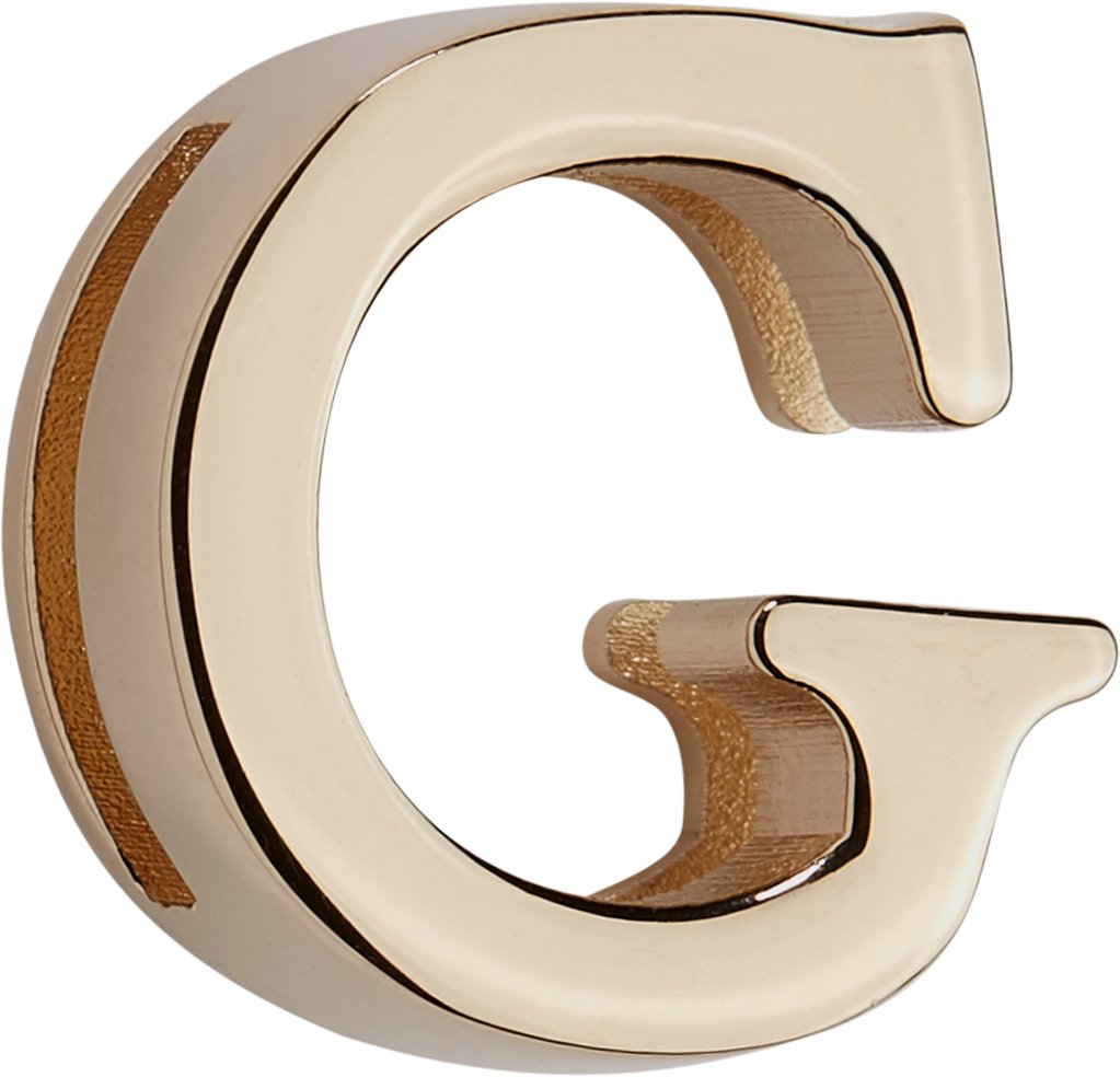 My ABCDior Letter 'G' Badge Front view