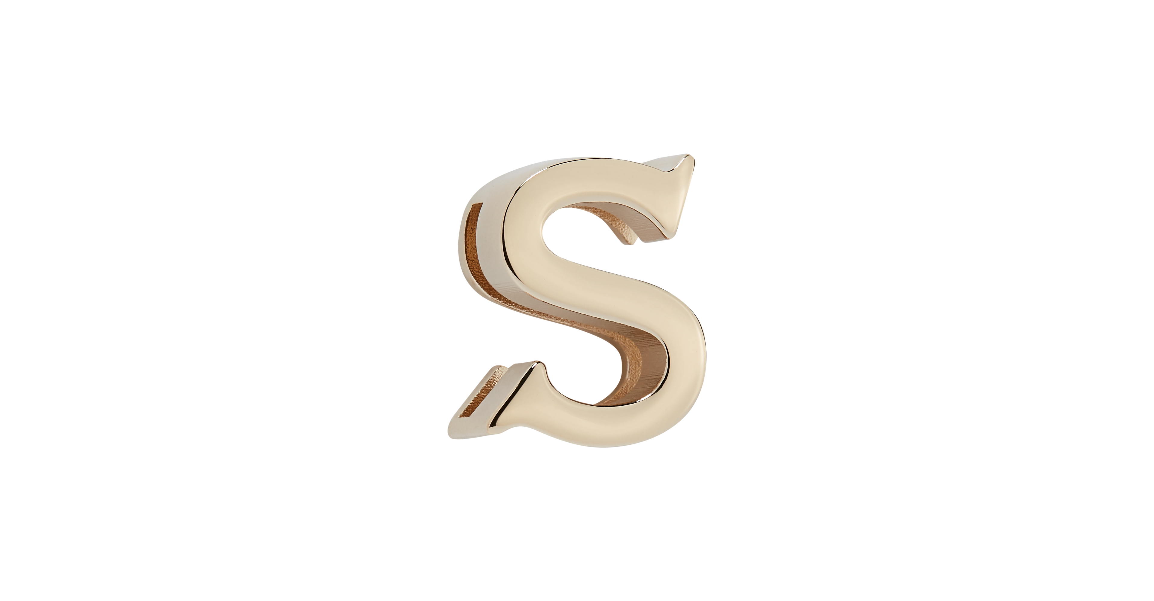 My ABCDior Letter S Badge