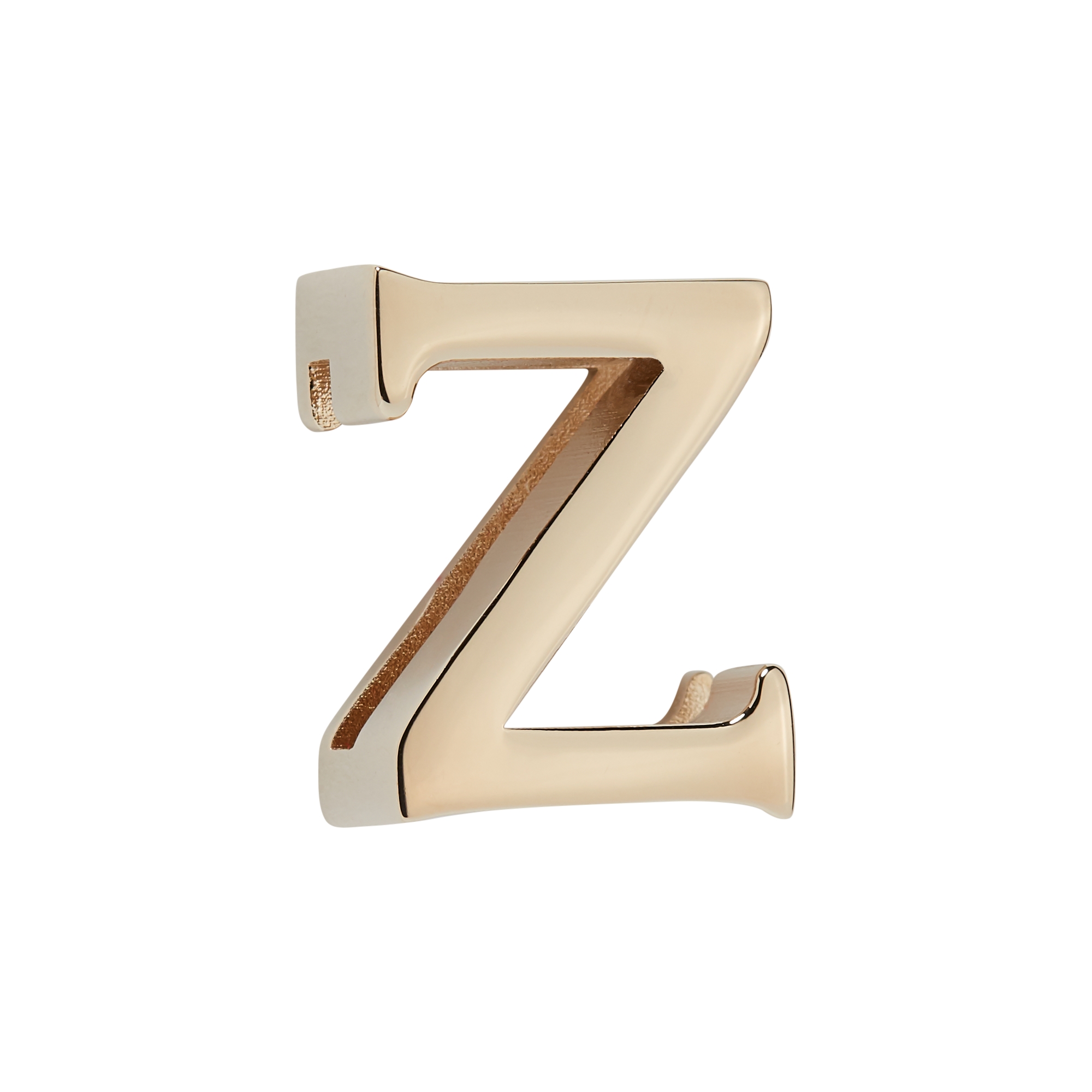 My ABCDior Letter Z Badge Pale Gold-Finish Metal E01