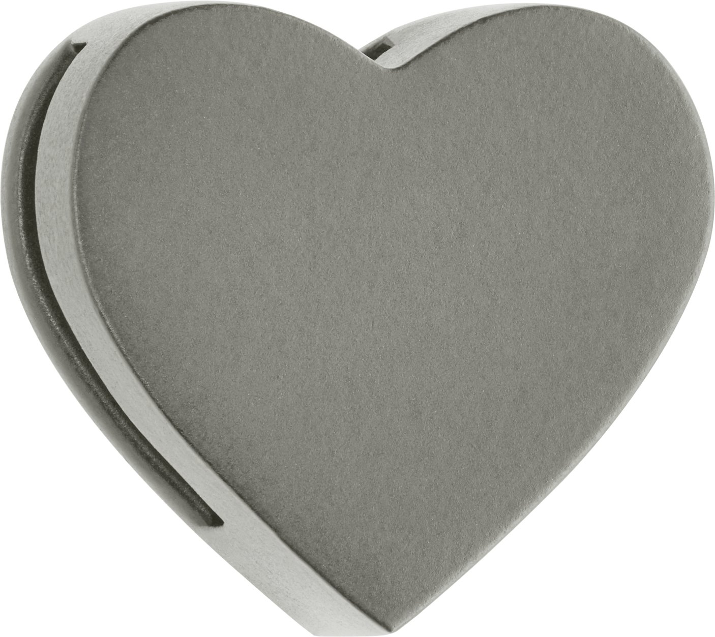 My ABCDior Heart Badge Front view