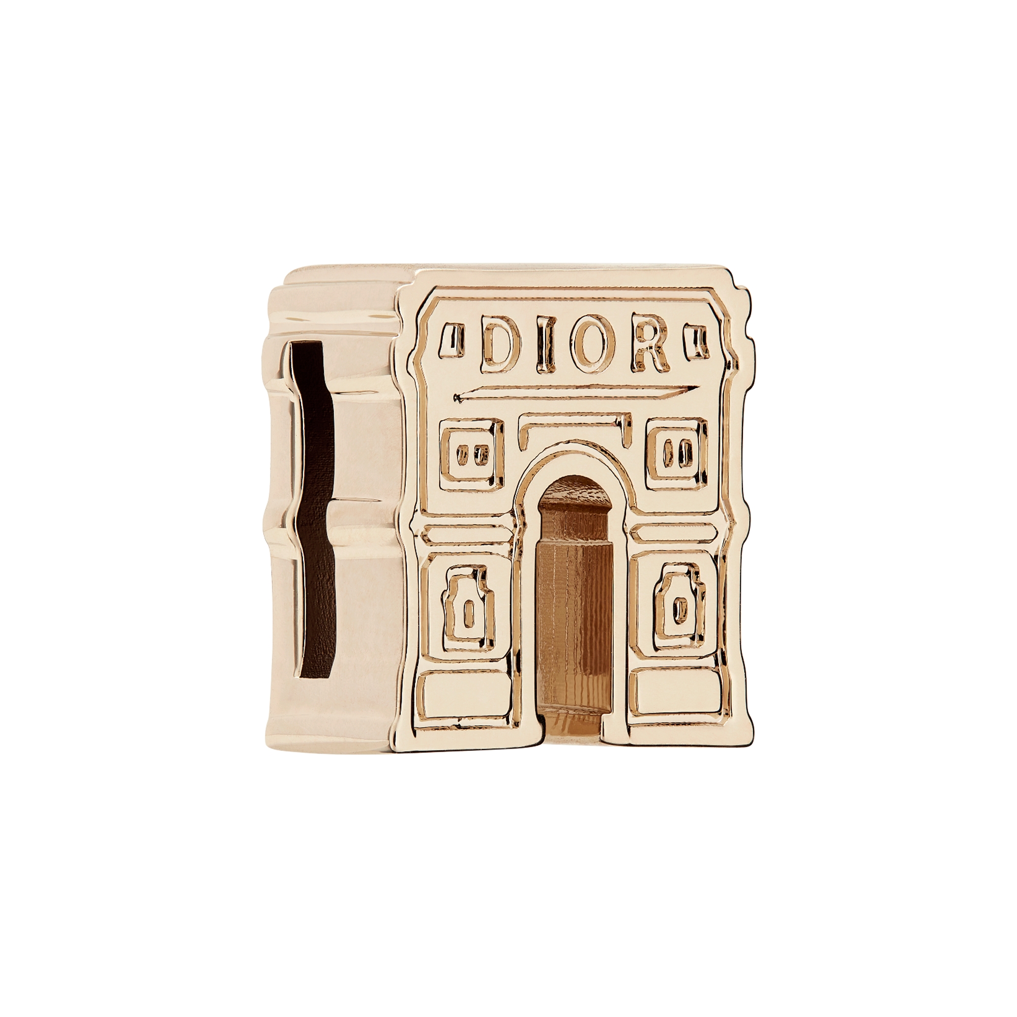 My ABCDior Arc de Triomphe Badge Pale Gold-Finish Metal | DIOR