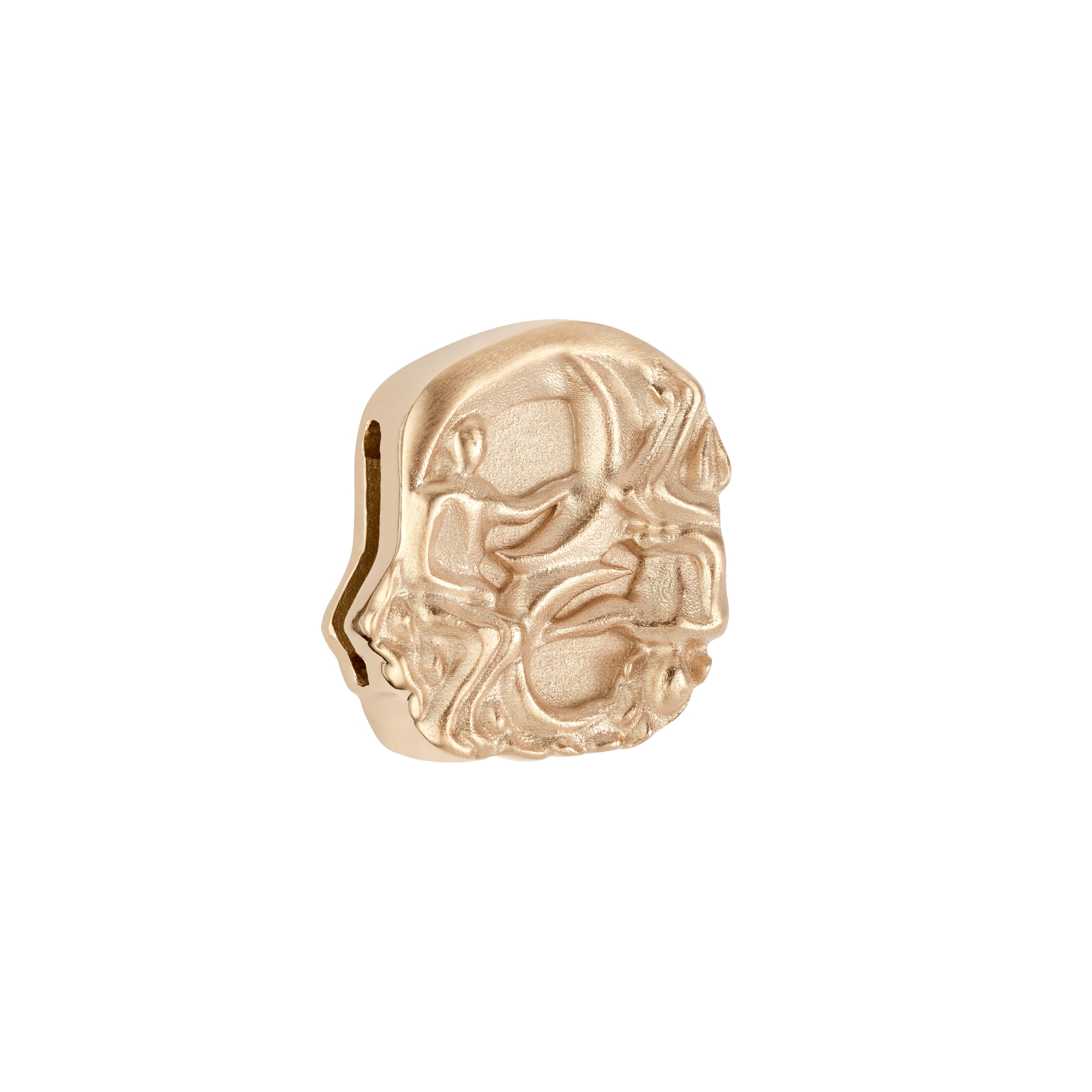 My ABCDior Gemini Badge Matte Pale Gold-Finish Metal E03