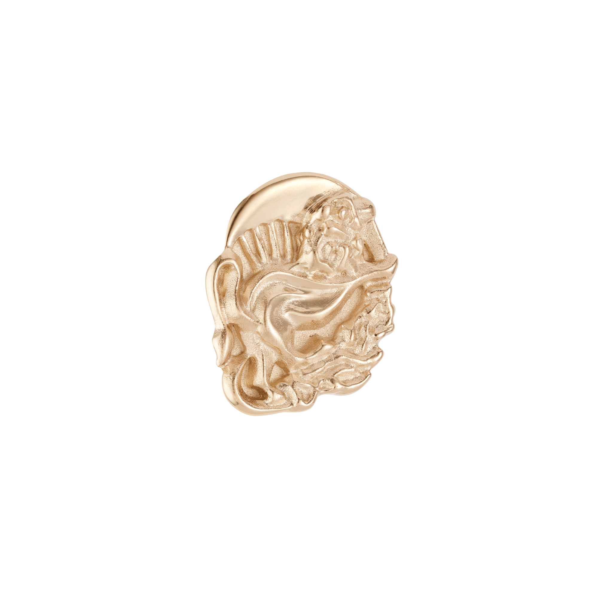 My ABCDior Leo Badge Matte Pale Gold-Finish Metal E01