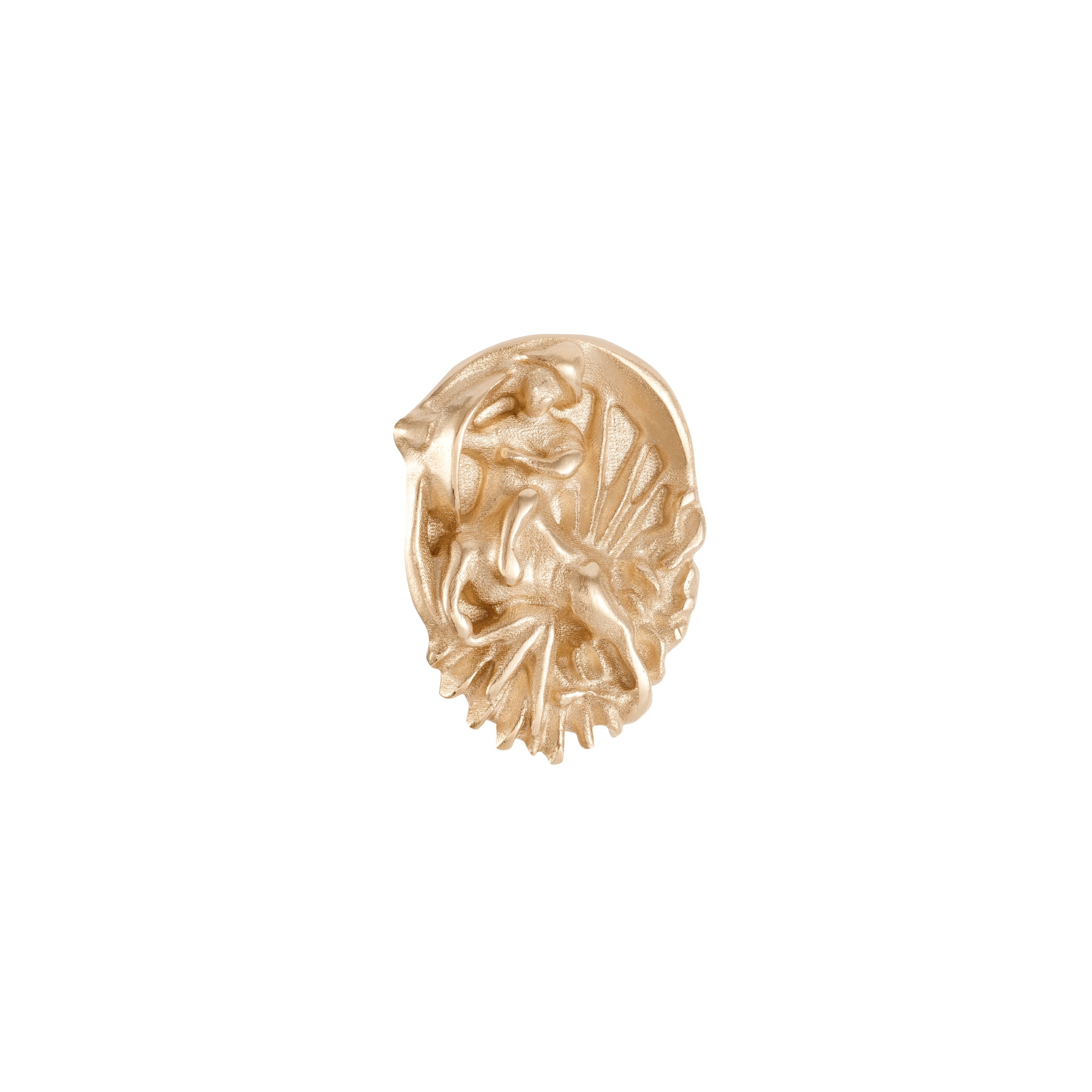 My ABCDior Sagittarius Badge Matte Pale Gold-Finish Metal E01