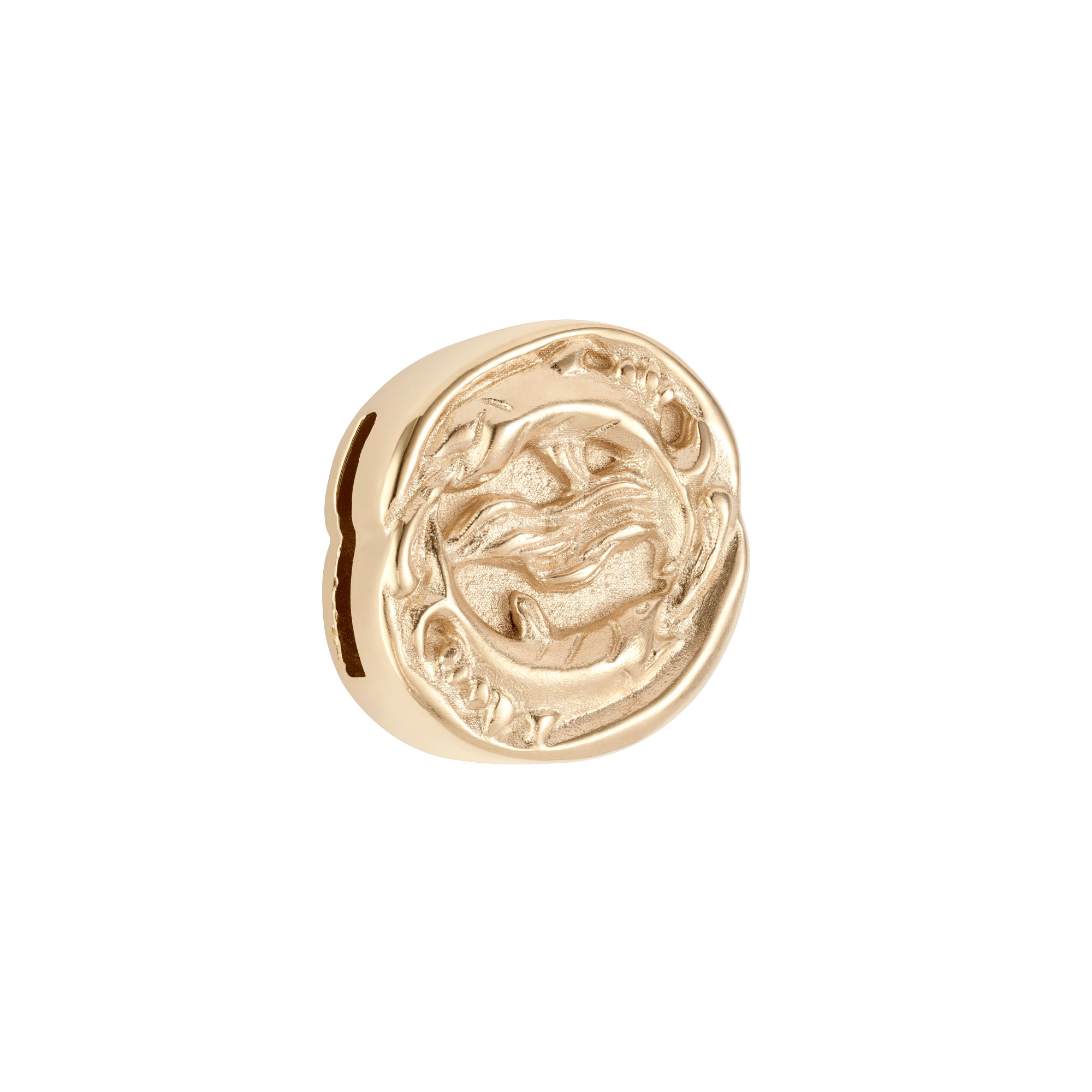 My ABCDior Pisces Badge Matte Pale Gold-Finish Metal E03