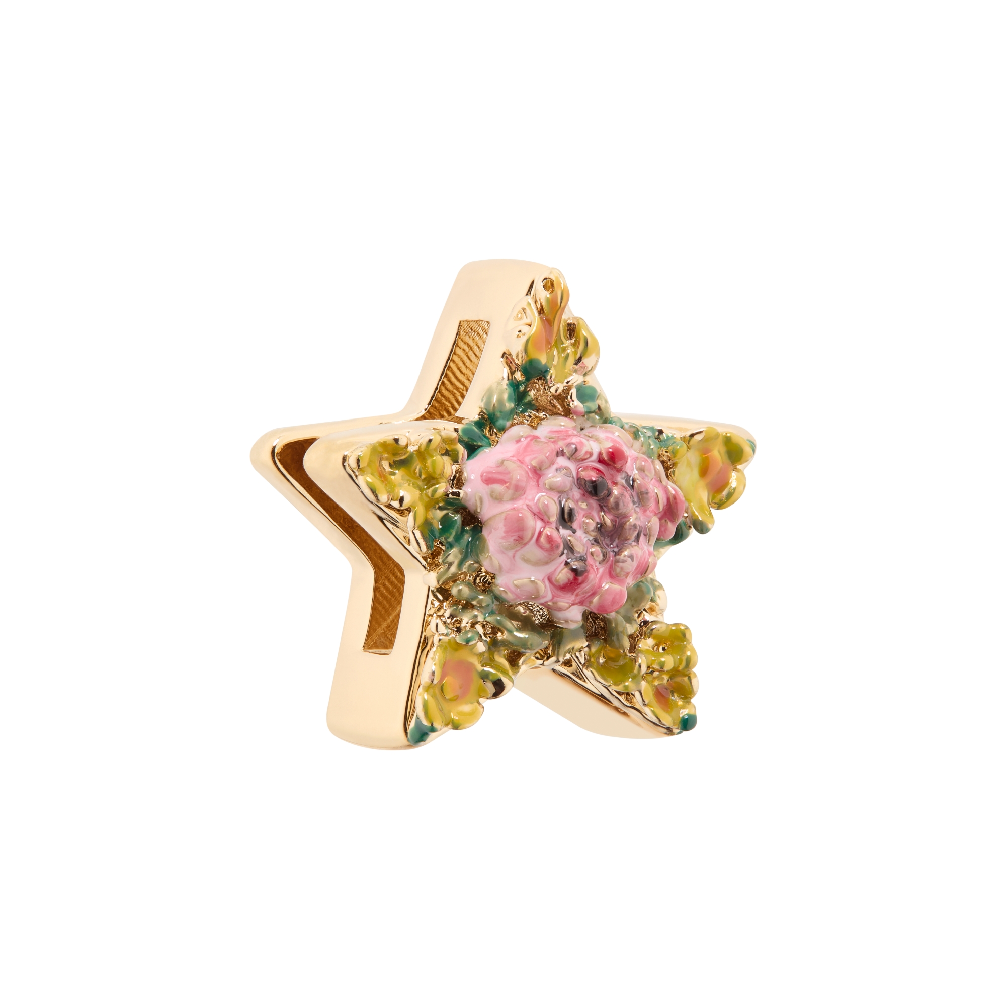Broche Vintage Caniche Noir - Métal Doré Et émail - Occasion - Bijou Rétro Animalier