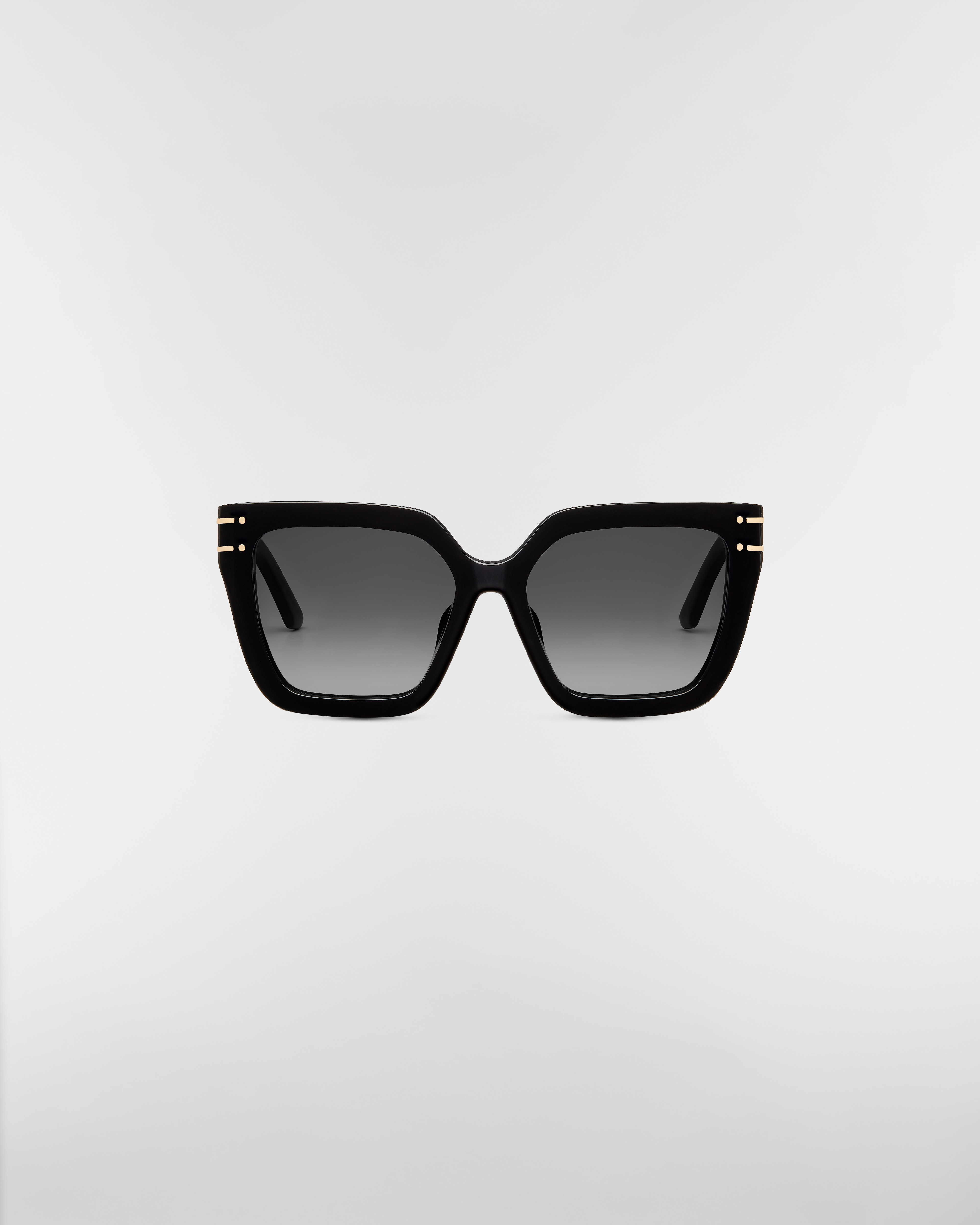 DiorSignature S10F Lunettes de soleil carrées noires E01