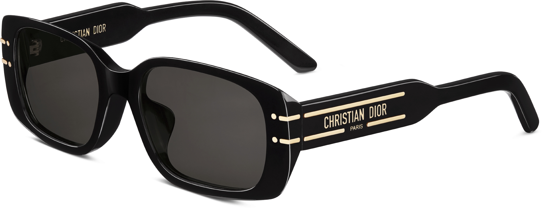 DiorSignature S12F Black Rectangular Sunglasses DIOR