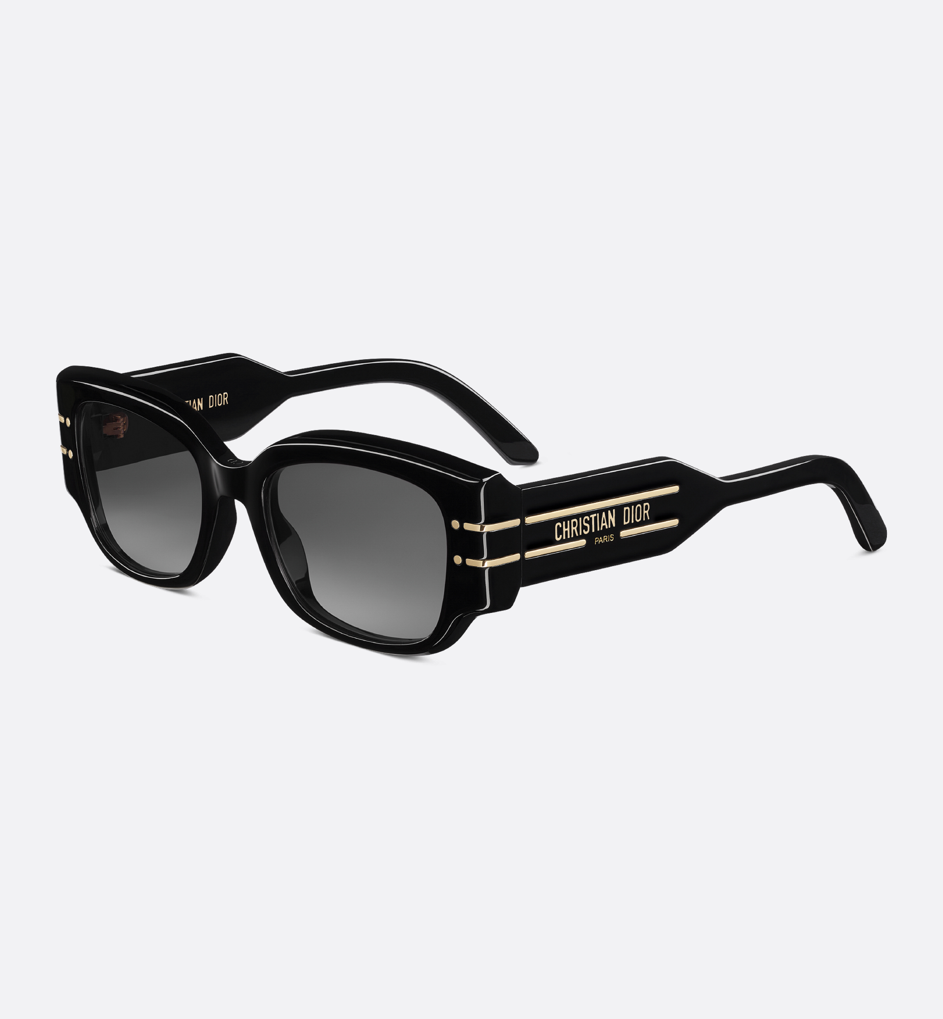 DiorSignature S13I Black Rectangular Sunglasses | DIOR DiorSignature S13I Black Rectangular Sunglasses | DIOR