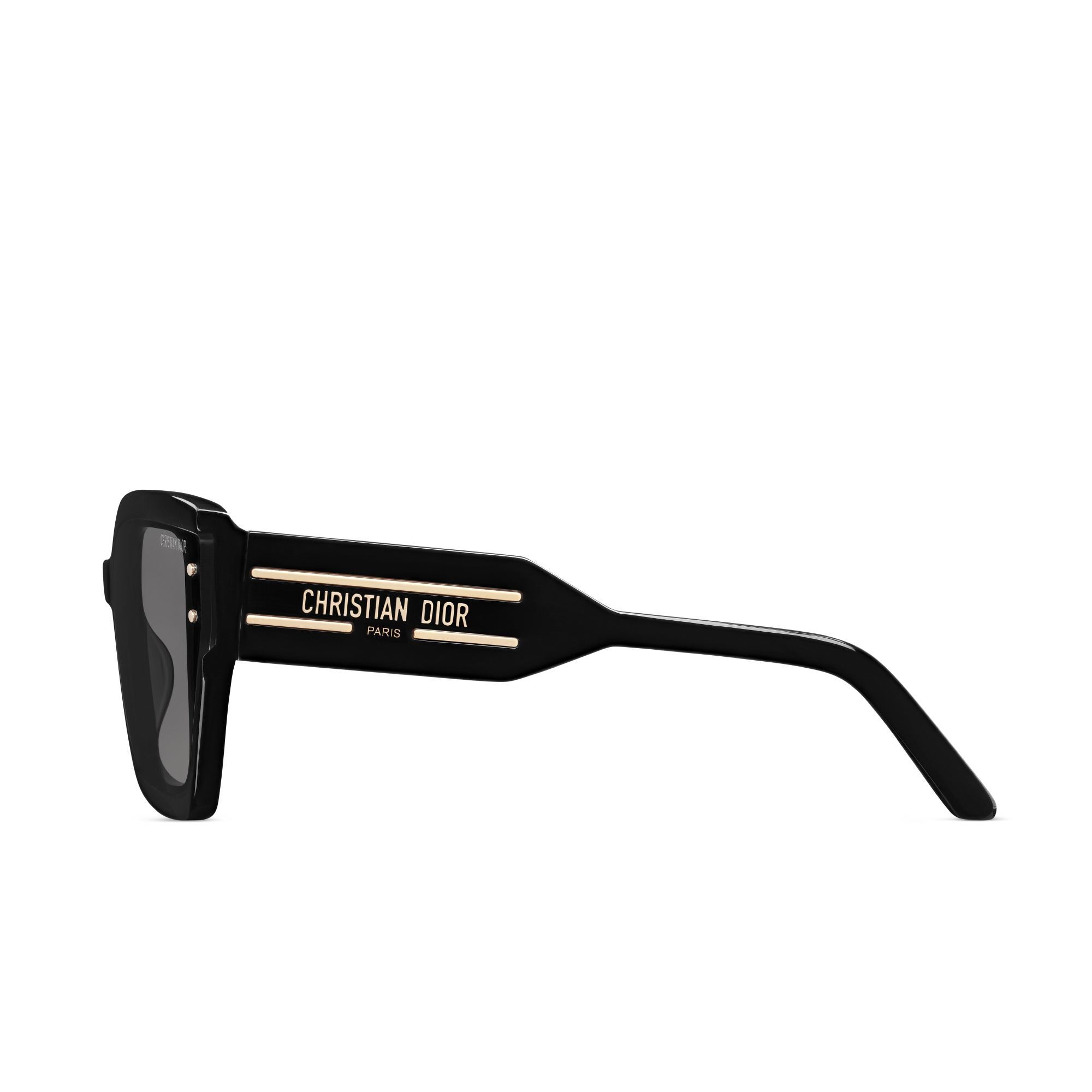 DiorSignature S14I Black Square Sunglasses E02
