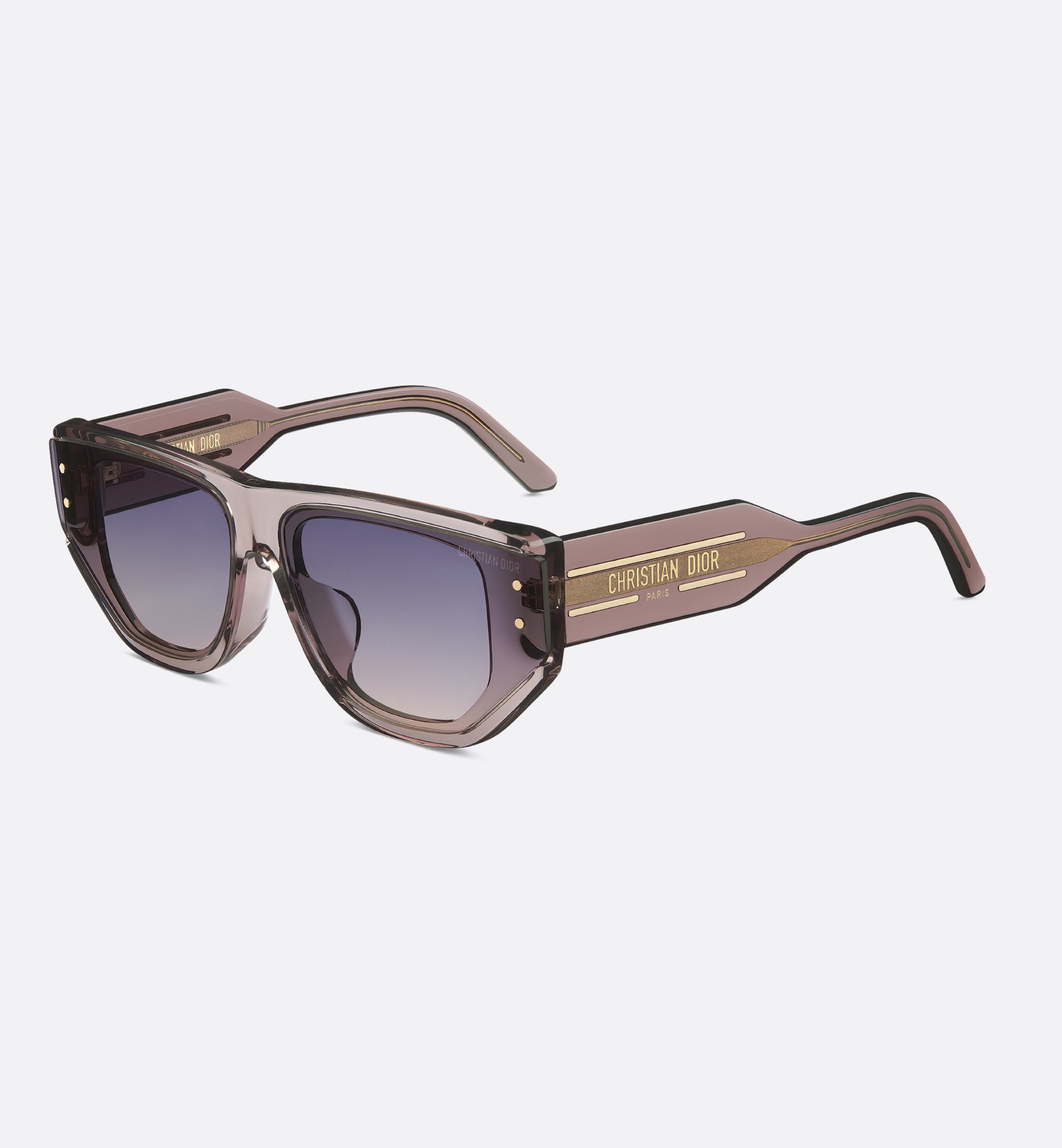 DiorSignature S15F Transparent Mink Gray Rectangular DiorSignature S15F Transparent Mink Gray Rectangular