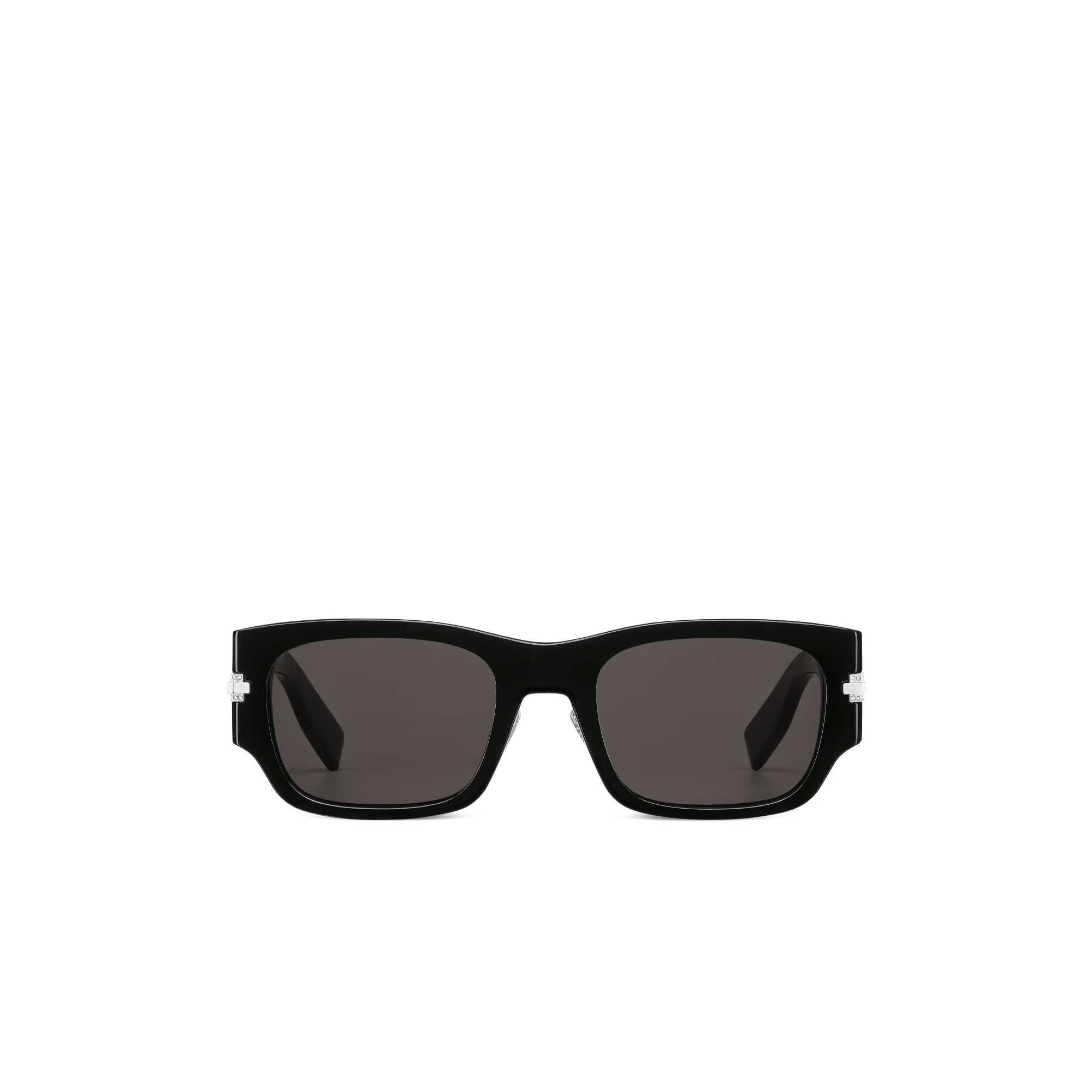 DiorBlackSuit XL S3F แว่นตากันแดดทรงสี่เหลี่ยมผืนผ้าสีดํา E01