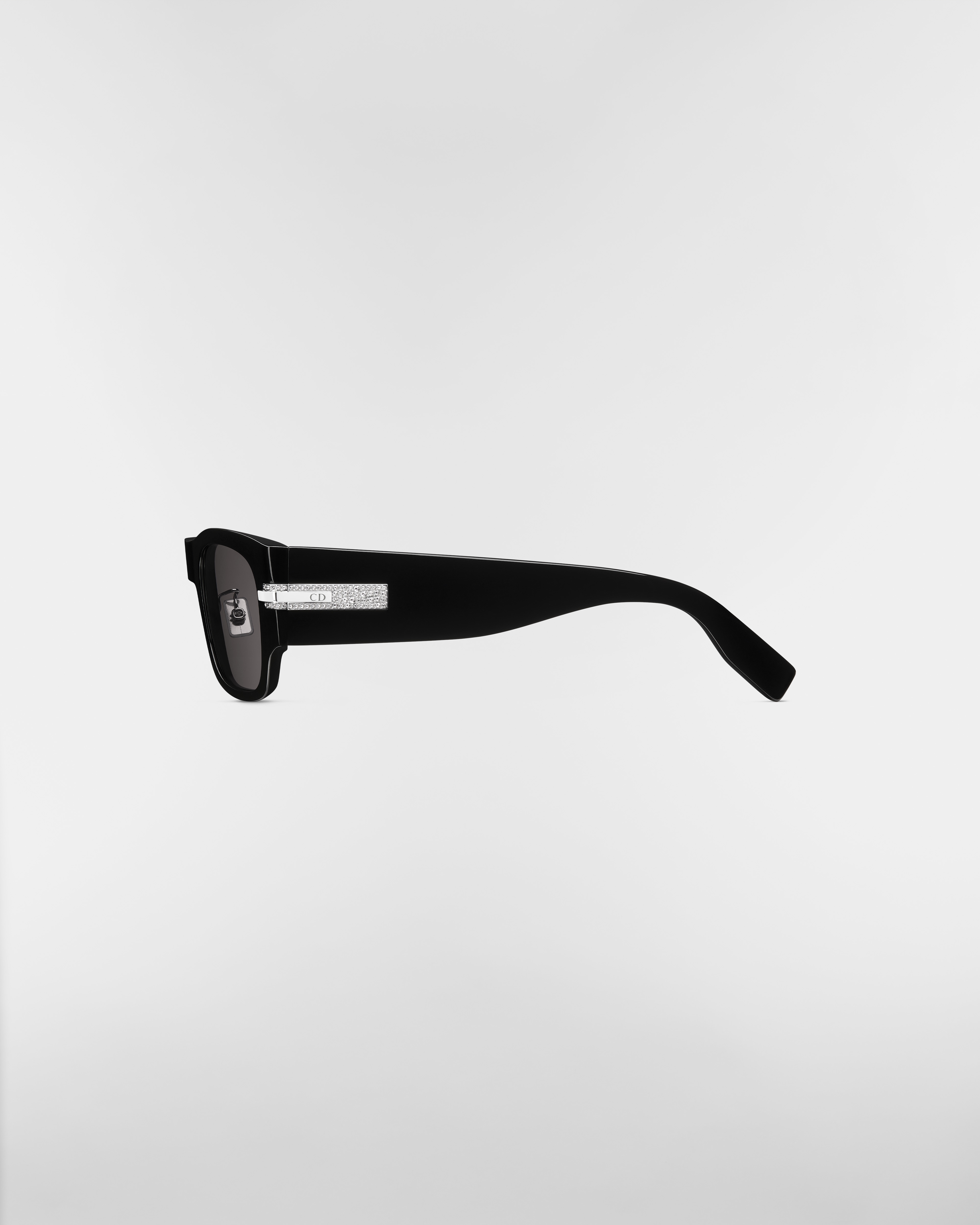 DiorBlackSuit XL S3F Black Rectangular Sunglasses E02