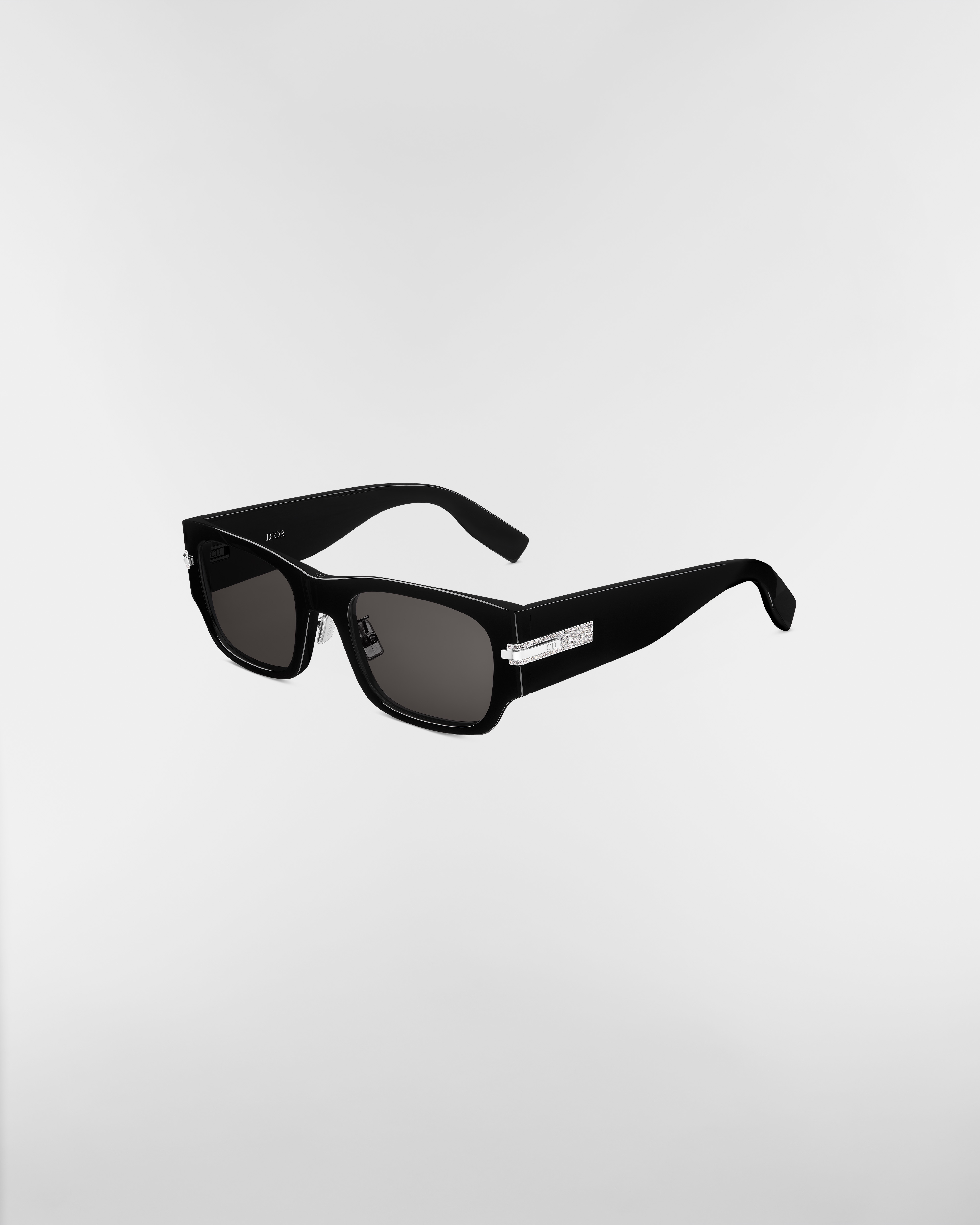 DiorBlackSuit XL S3F Black Rectangular Sunglasses E03