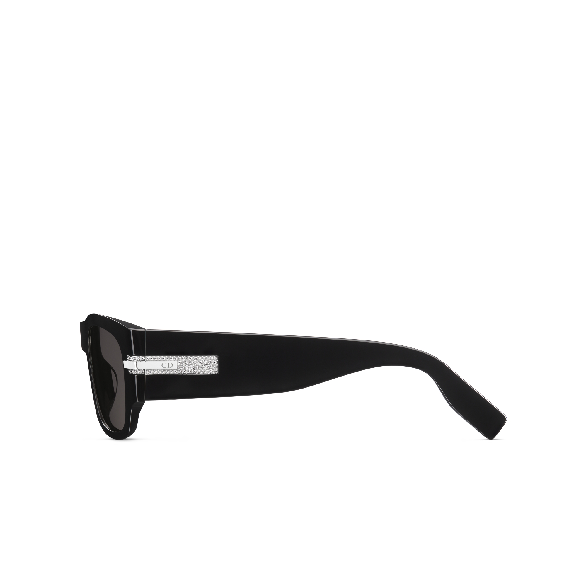 DiorBlackSuit XL S3I Black Rectangular Sunglasses E02