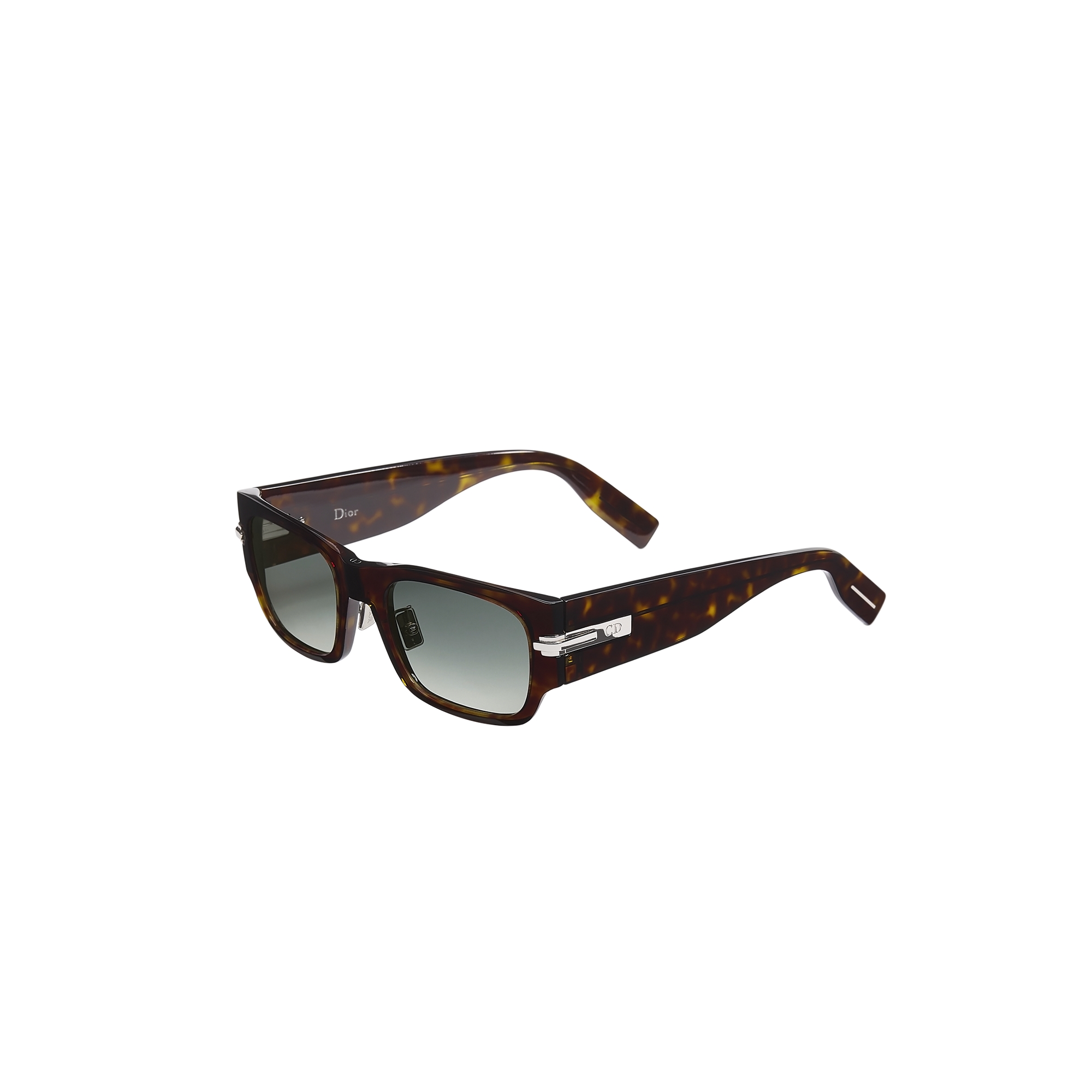  Brown Tortoiseshell-Effect Square Sunglasses