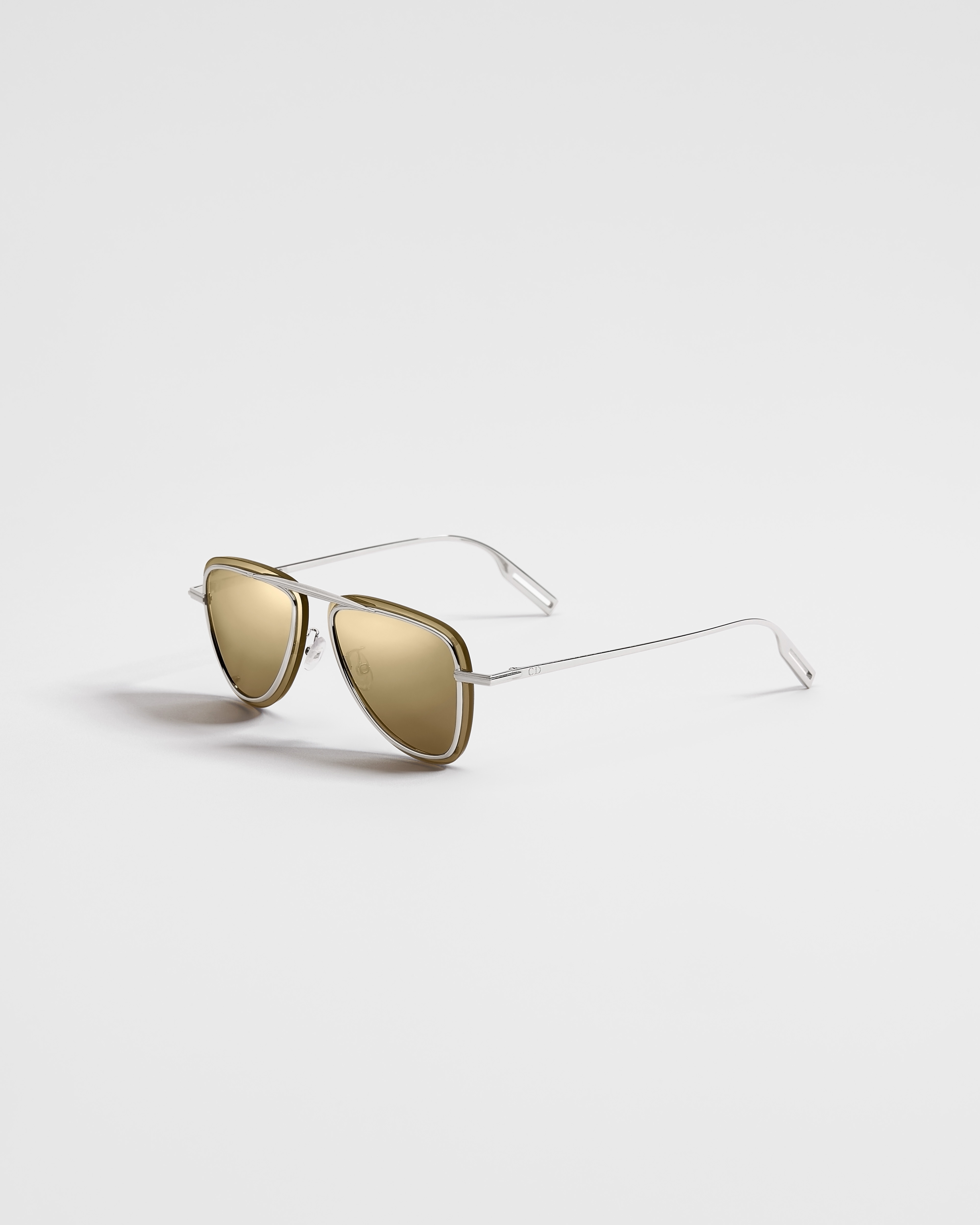 DiorBlackSuit A5U Gold-Tone Pilot Sunglasses E03