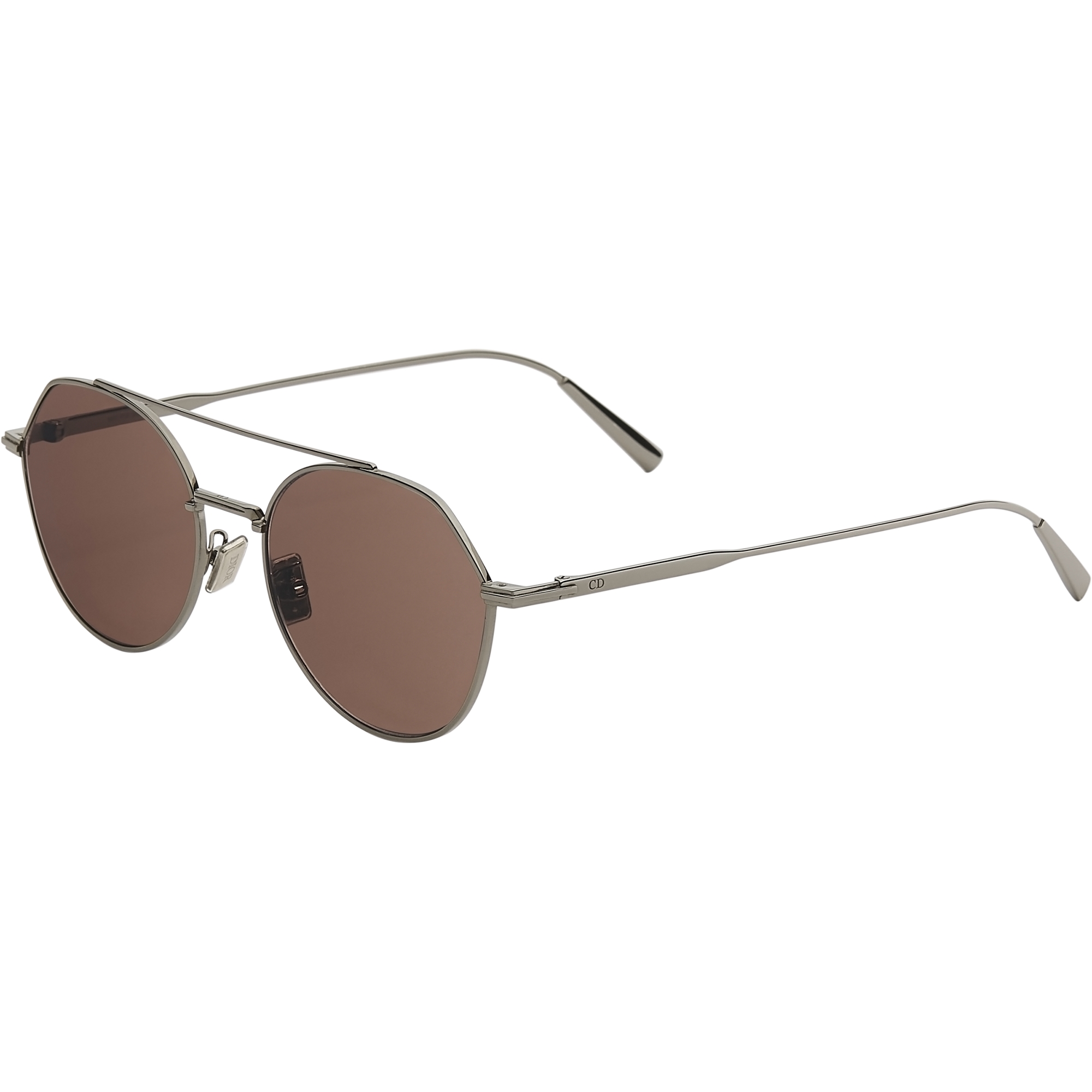 DiorBlackSuit R6U Brown Round Sunglasses E03