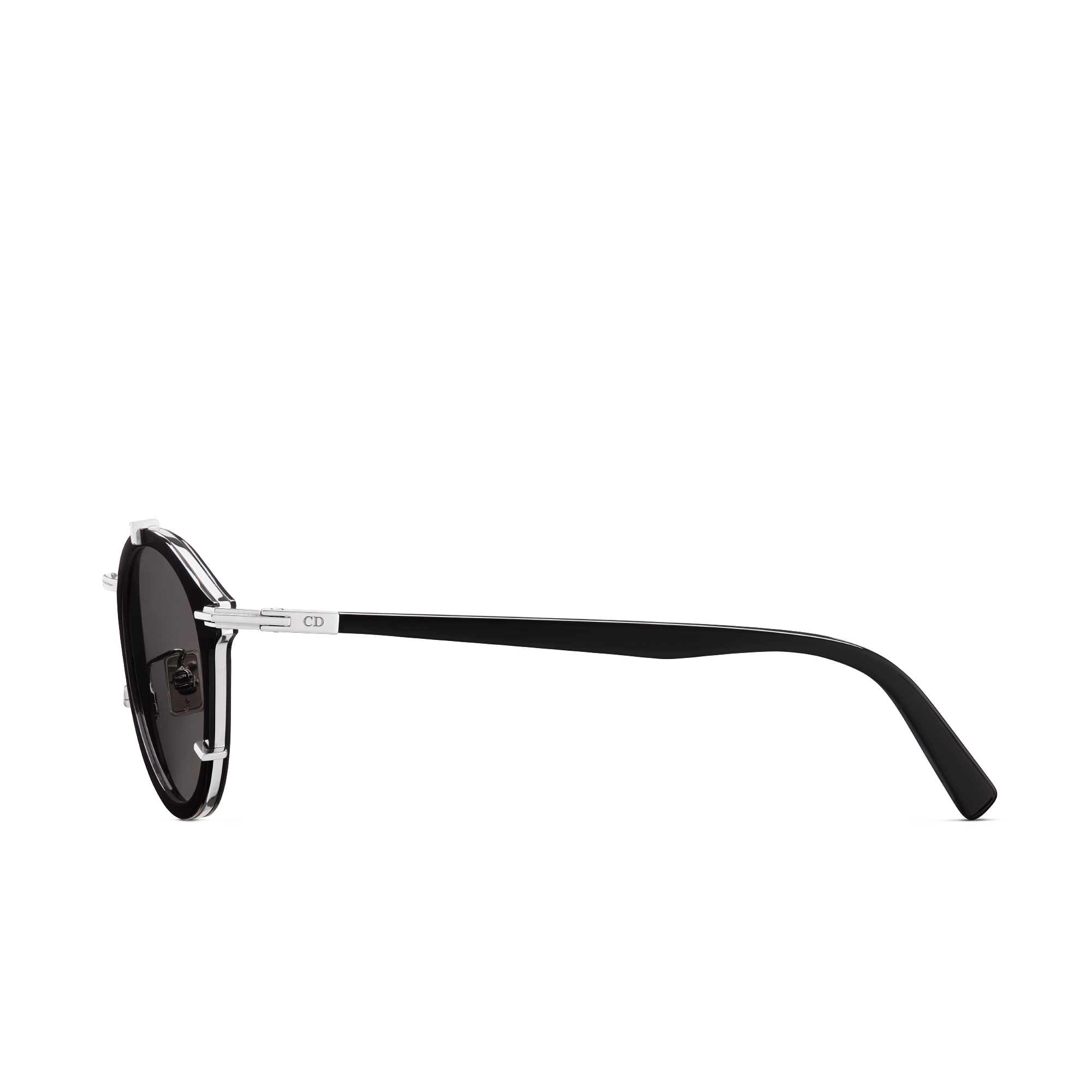 DiorBlackSuit R7U van bio-acetaat Zwarte Pantos-zonnebril E02